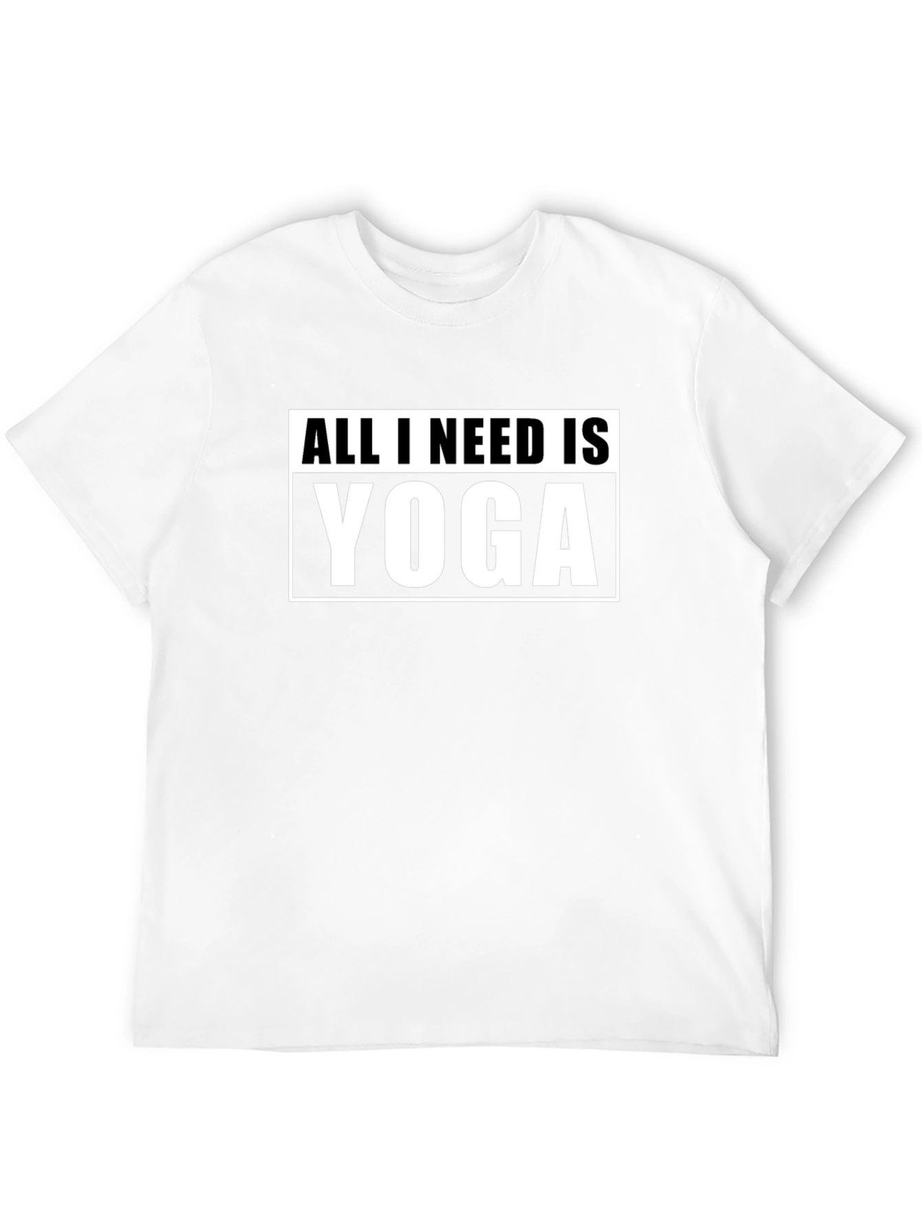 All I Need is Yoga Black T-Shirt