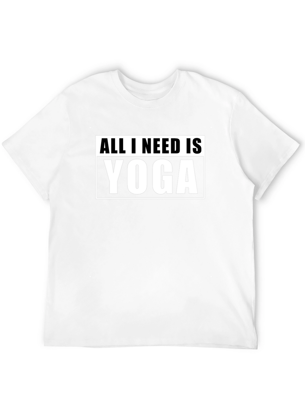 All I Need is Yoga Black T-Shirt