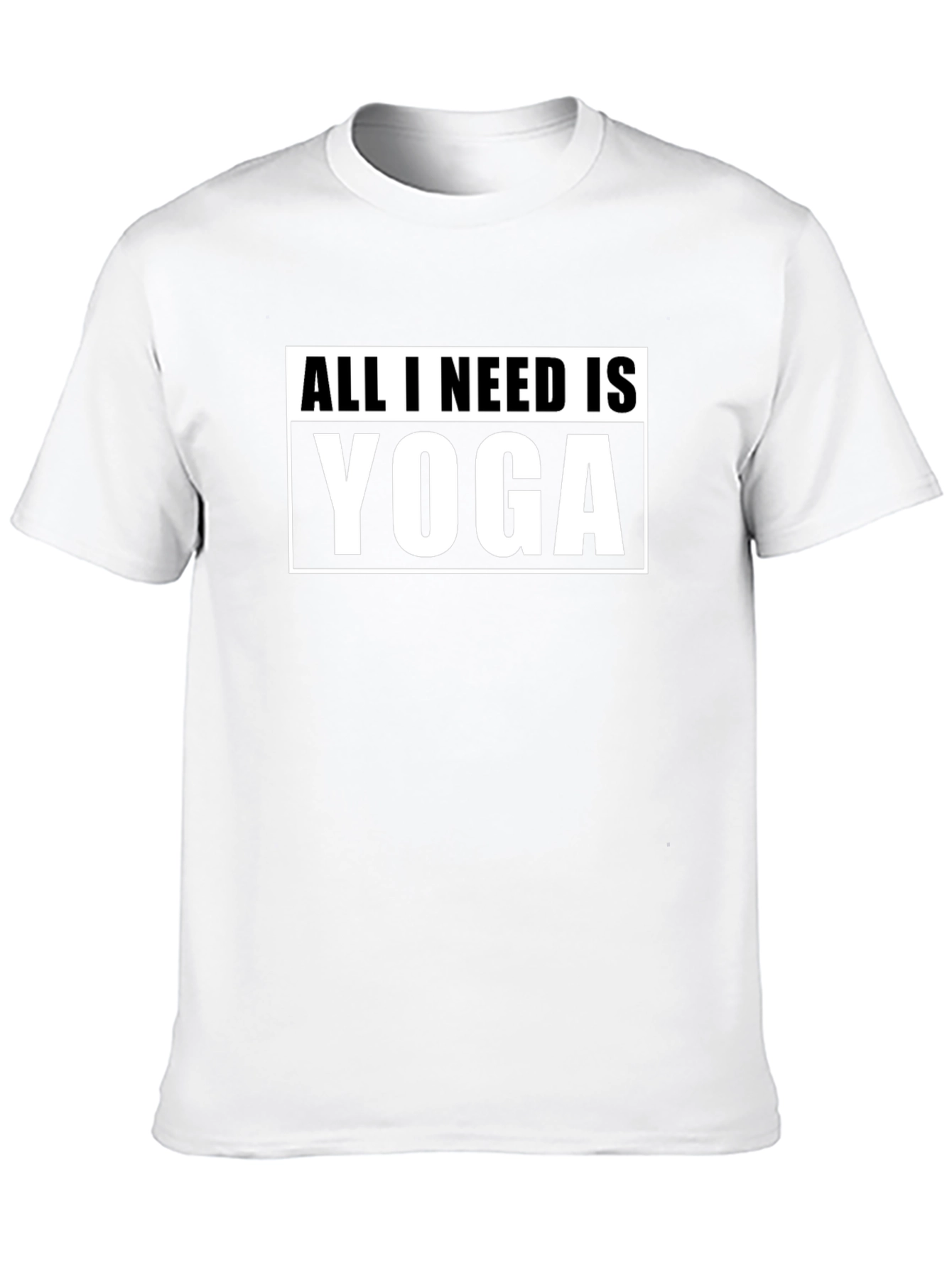 All I Need is Yoga Black T-Shirt