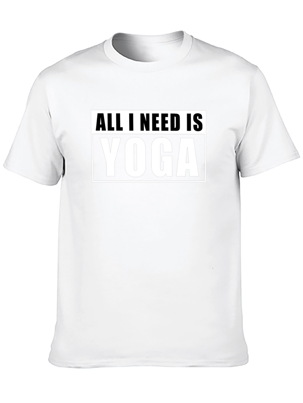 All I Need is Yoga Black T-Shirt