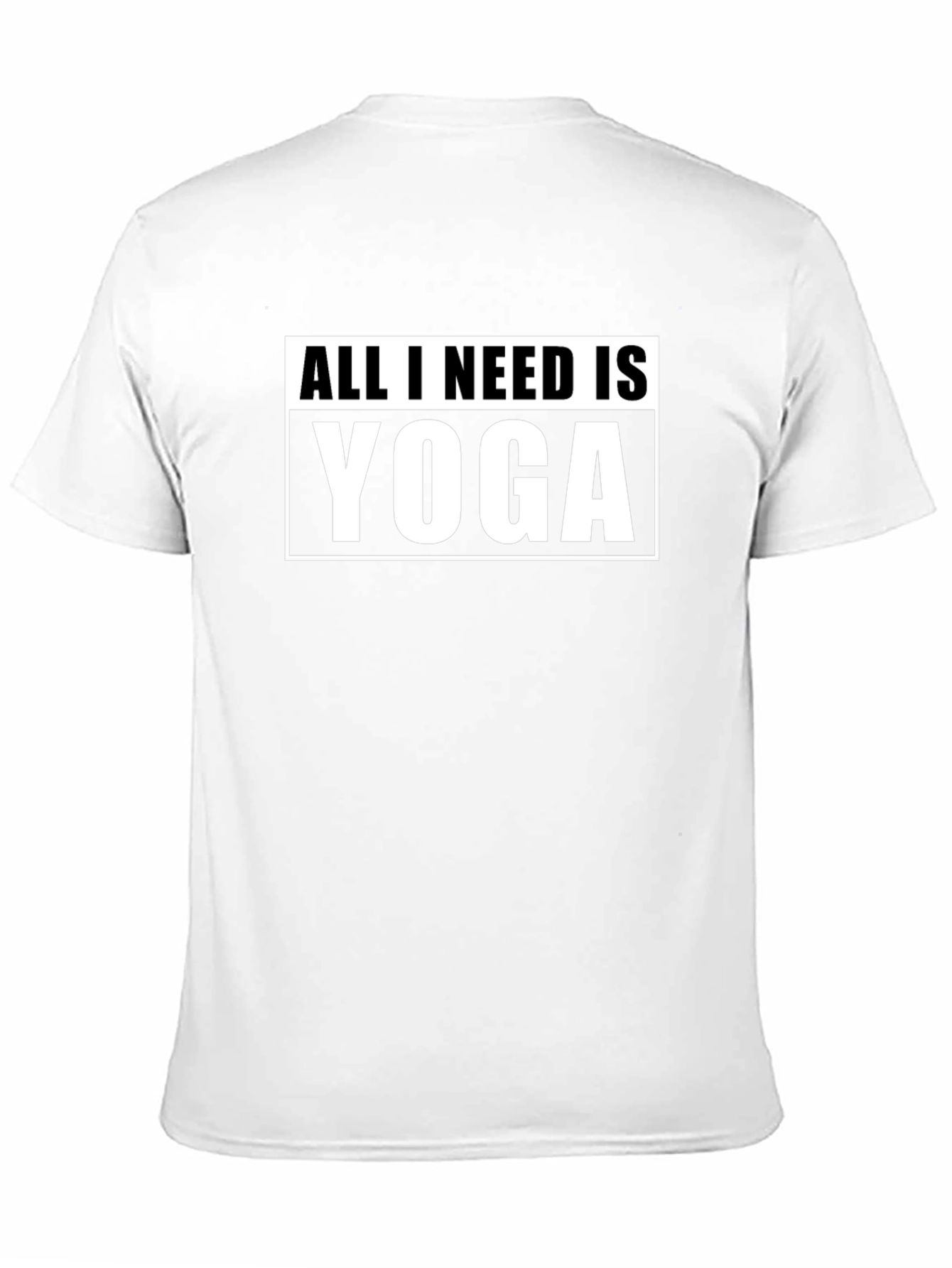 All I Need is Yoga Black T-Shirt