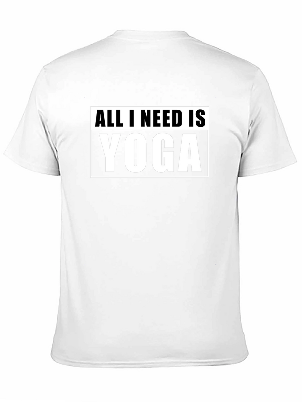 All I Need is Yoga Black T-Shirt