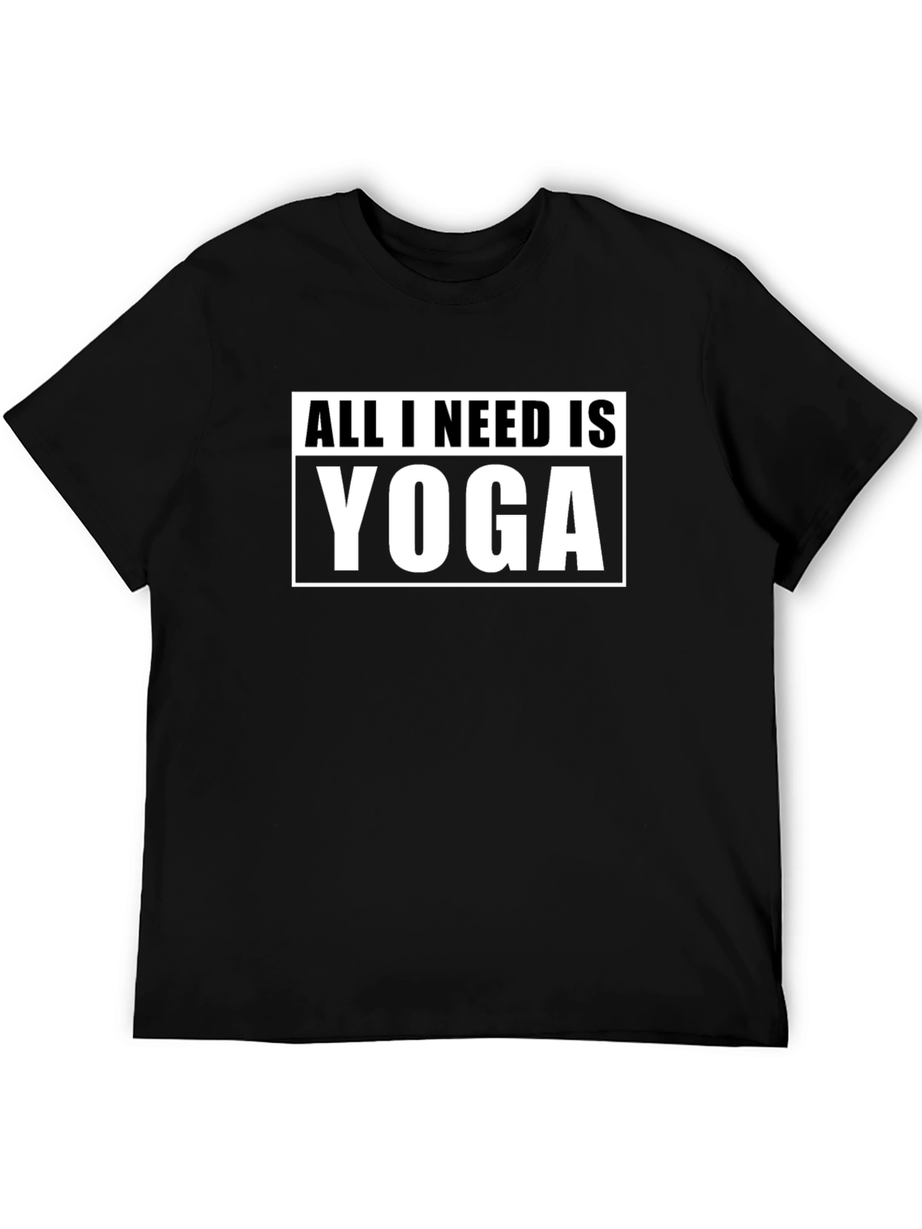 All I Need is Yoga Black T-Shirt