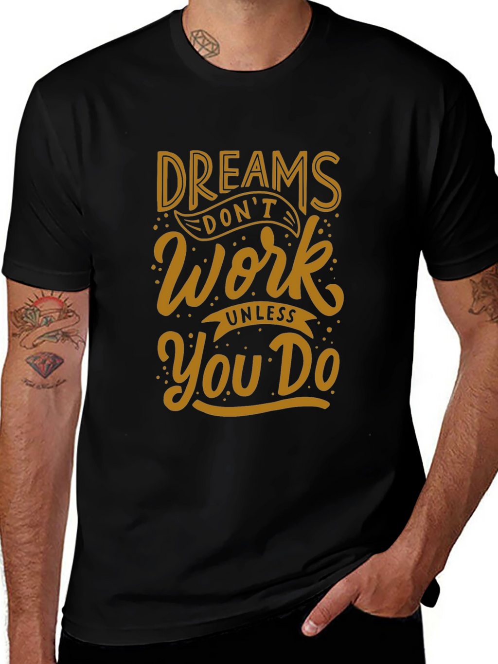 Dreams Dont Work T-Shirt - Black