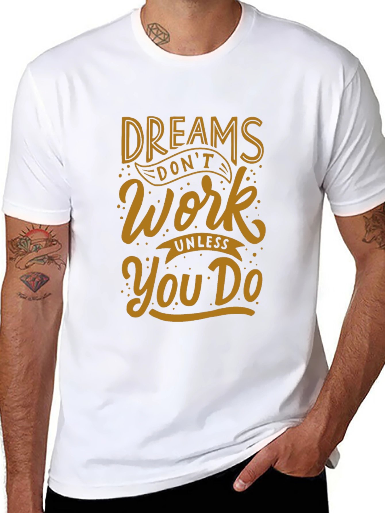 Dreams Dont Work T-Shirt - Black
