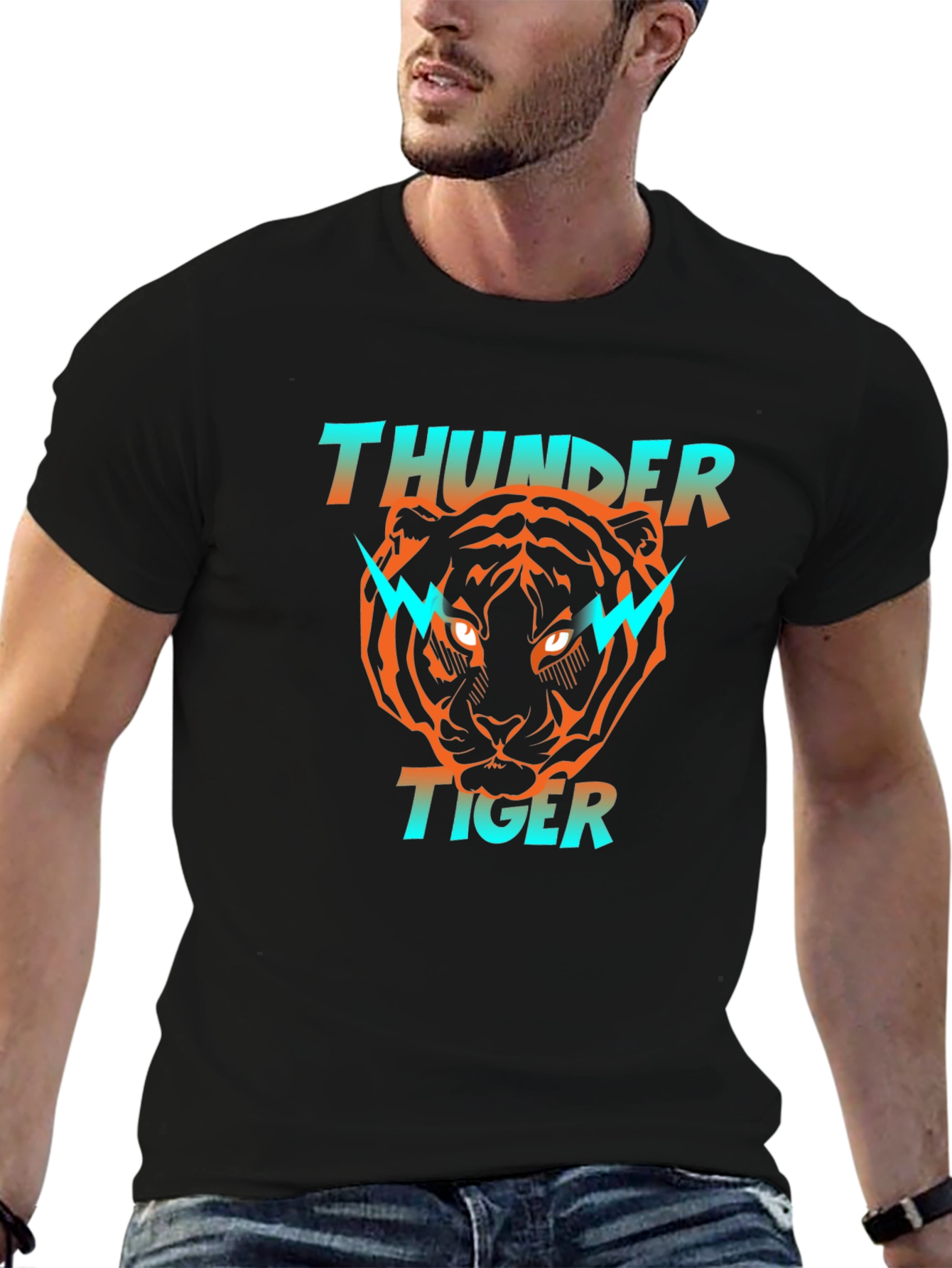 Thunder Tiger Graphic Tee - Bold Design Soft Fabric