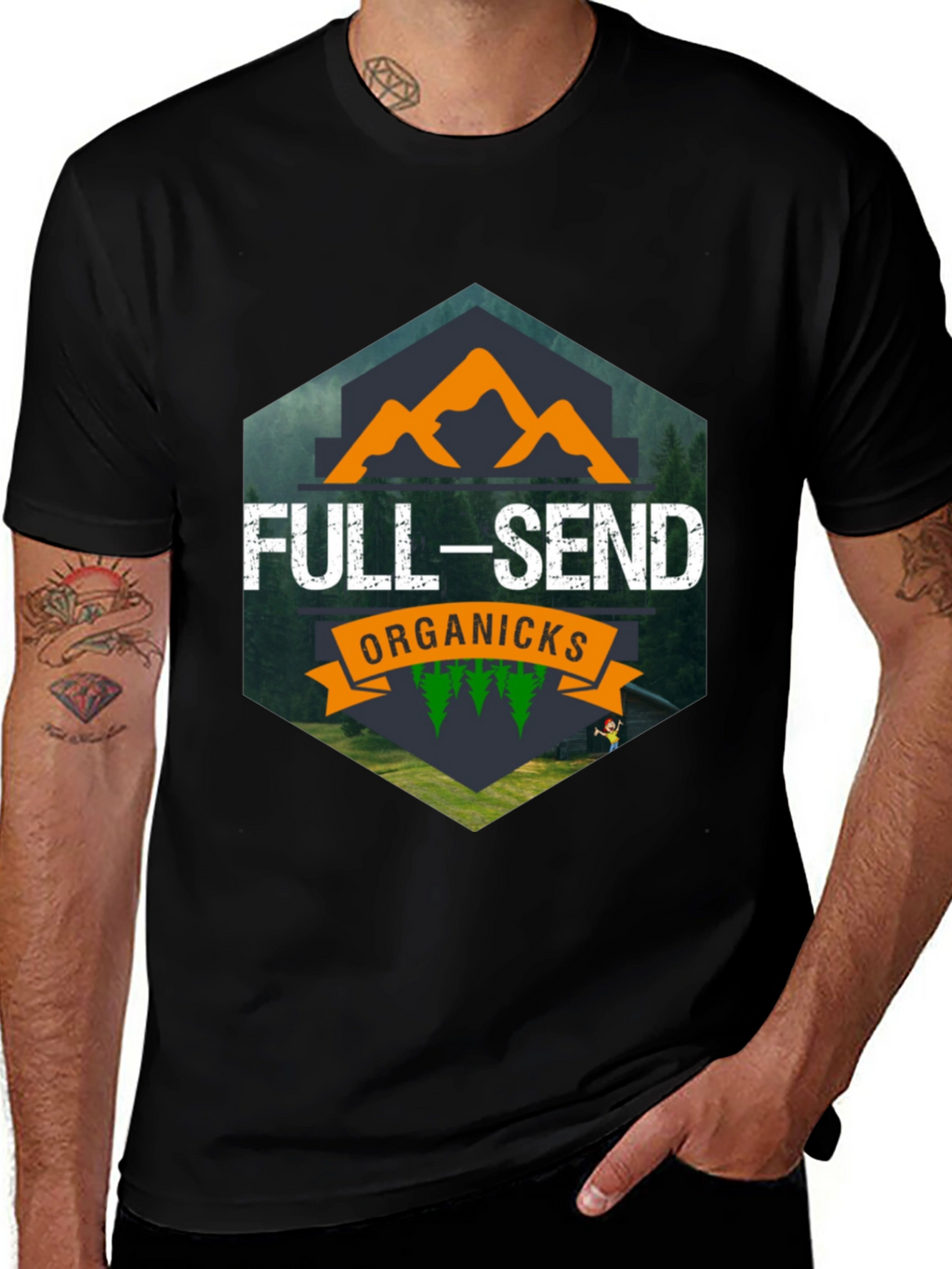Full-Send Organicks Graphic Tee