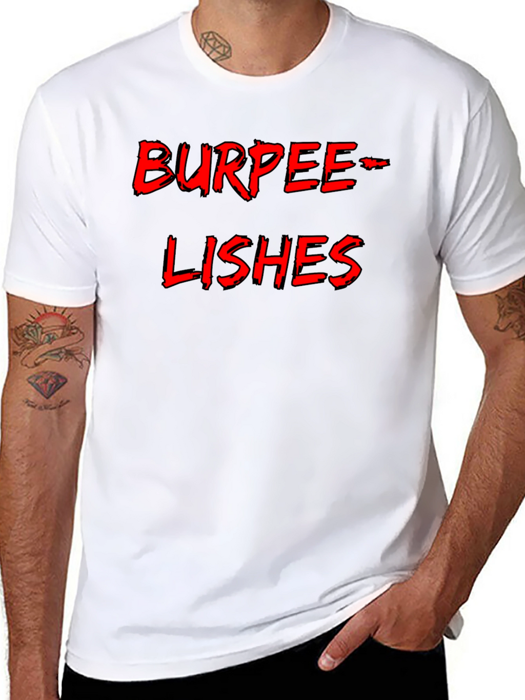 Burpee-Lishes Black T-Shirt - Fitness Humor