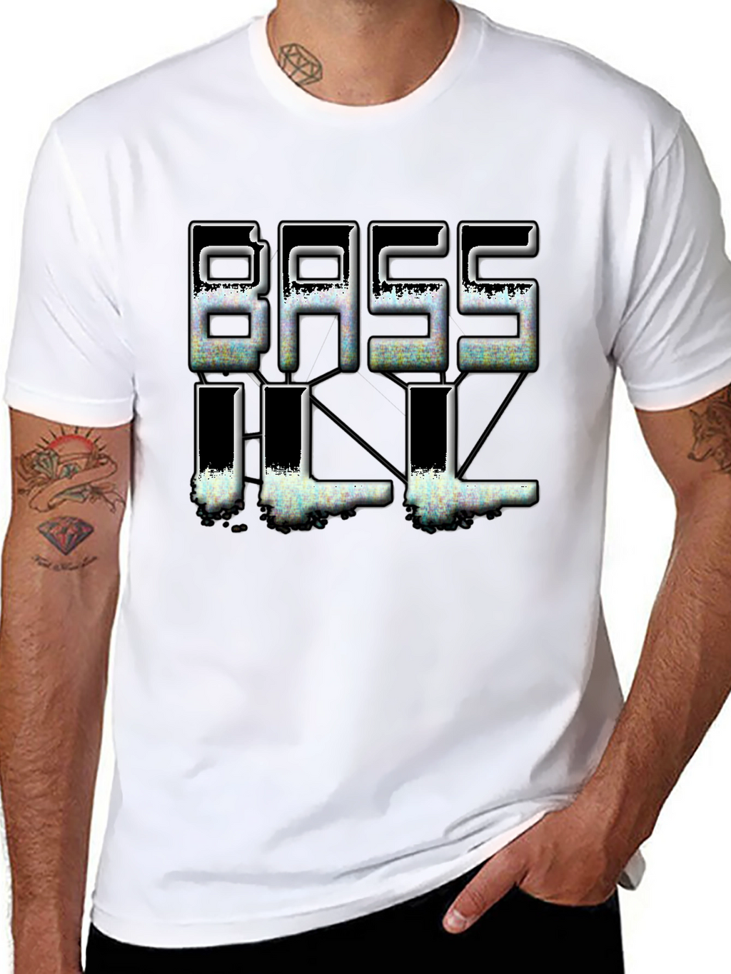 Bass IIL Black Graphic T-Shirt