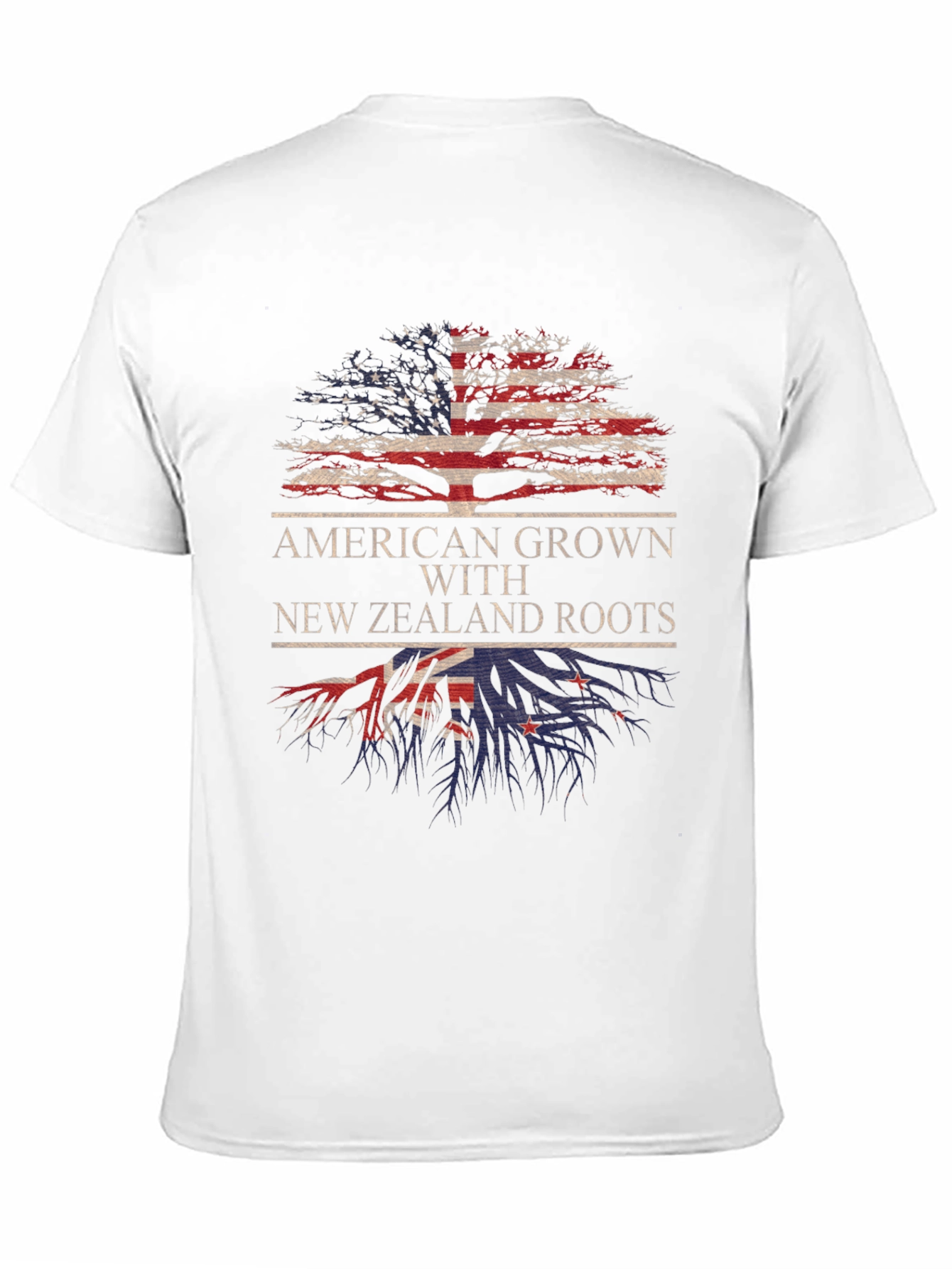 American Grown with New Zealand Roots T-Shirt