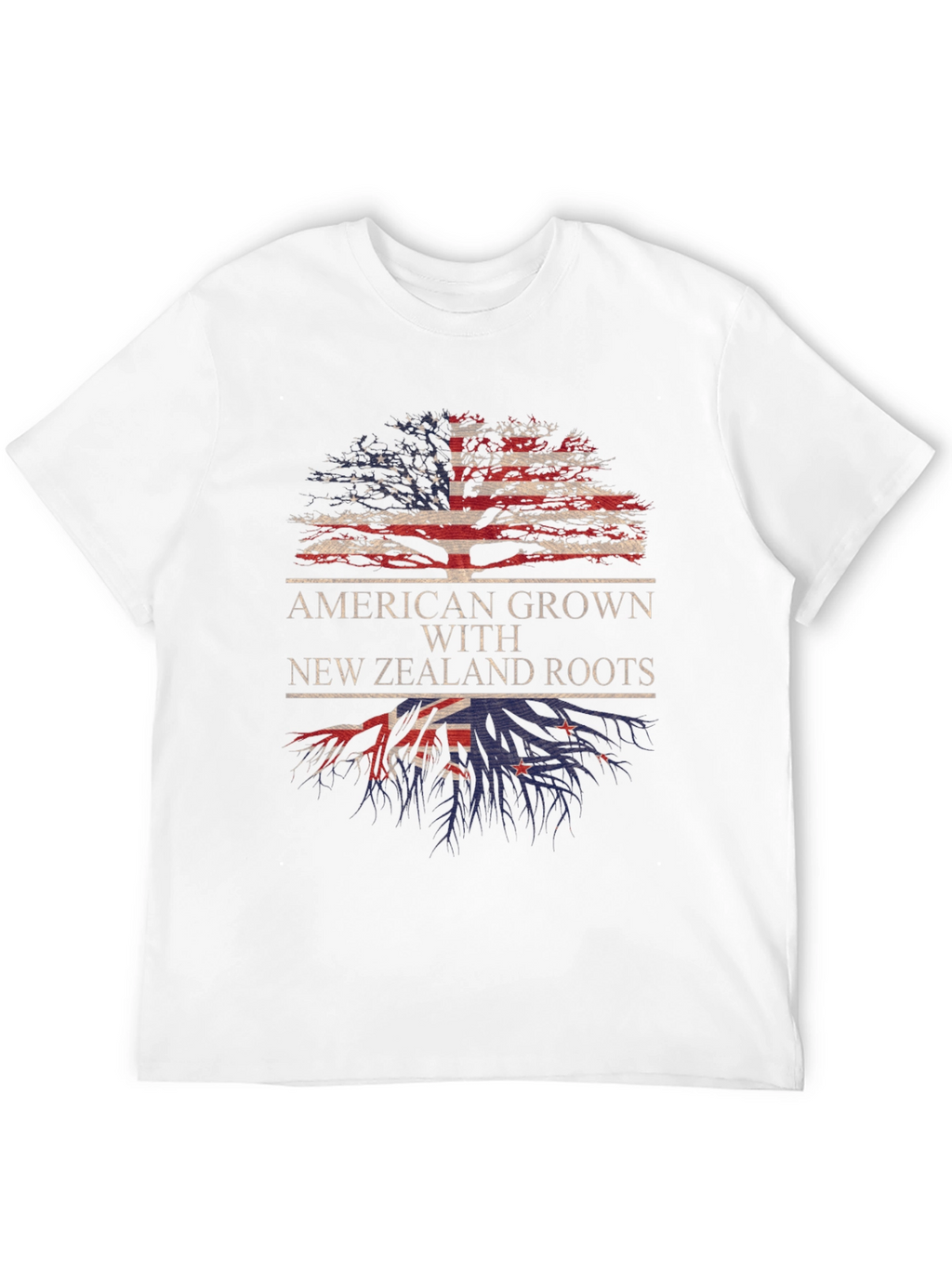 American Grown with New Zealand Roots T-Shirt