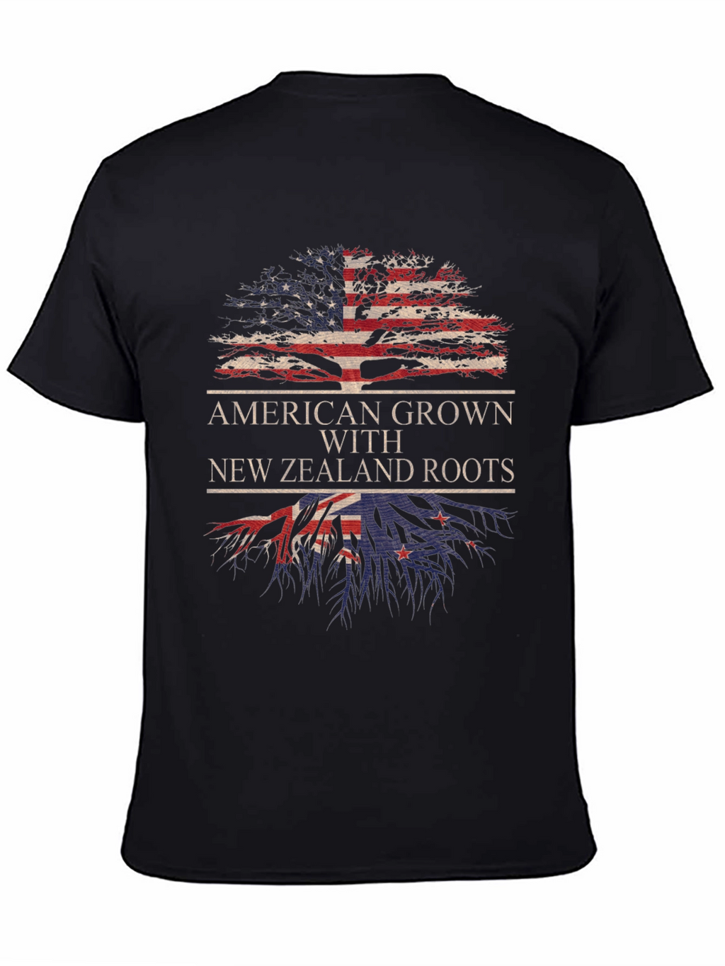 American Grown with New Zealand Roots T-Shirt