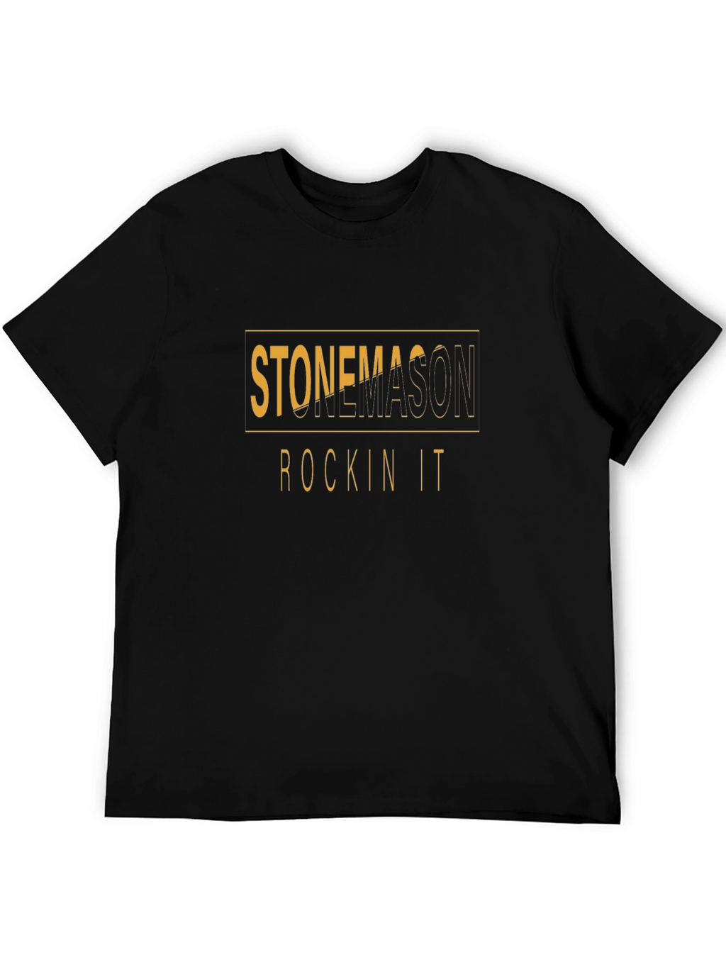Stonemason Rockin It Graphic Tee - Black