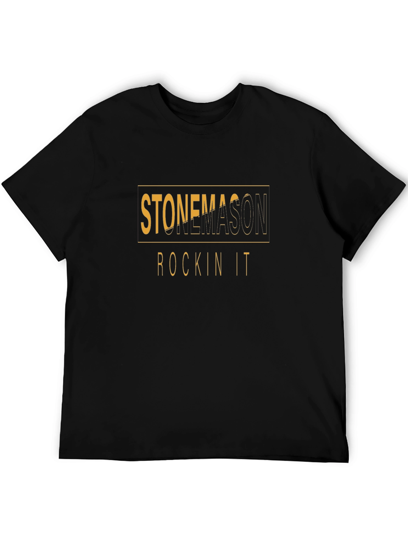 Stonemason Rockin It Graphic Tee - Black