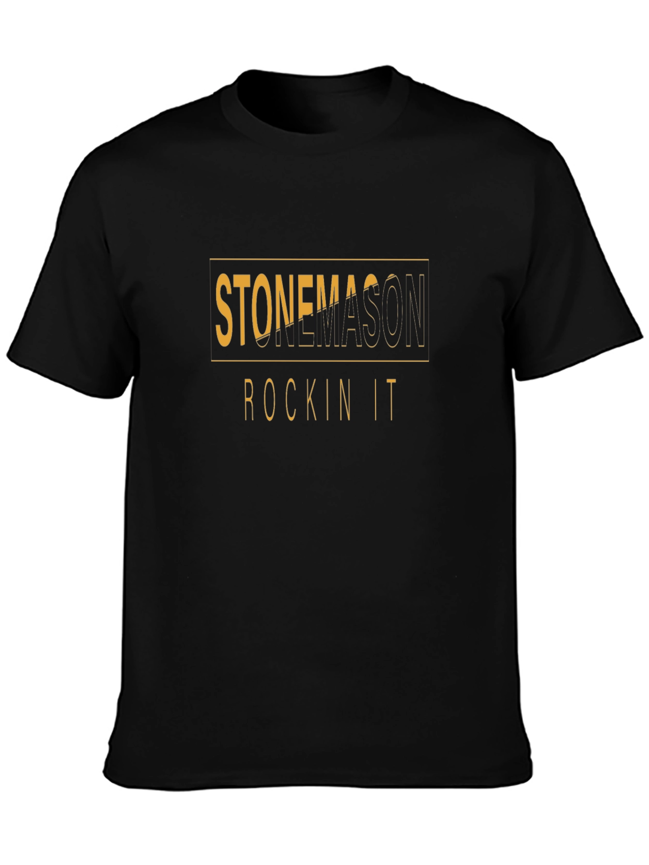 Stonemason Rockin It Graphic Tee - Black