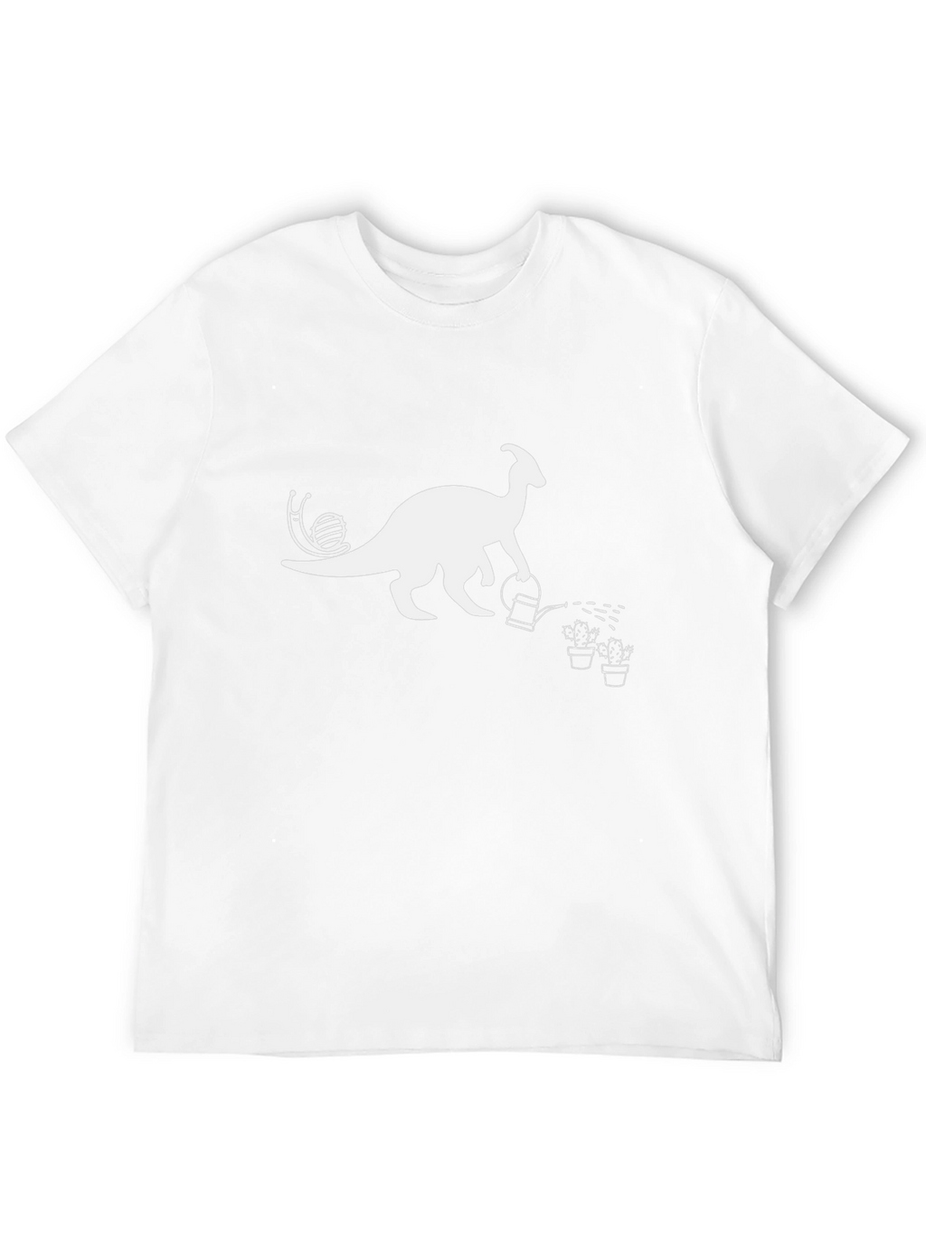 Dino Gardener Black T-Shirt
