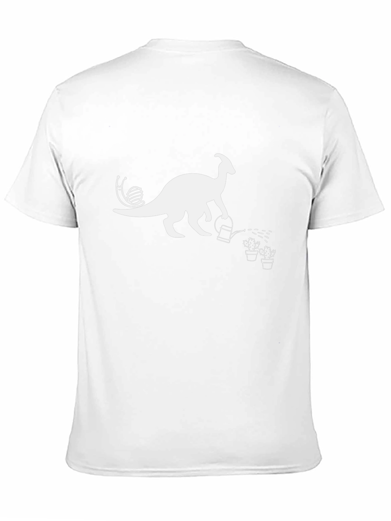 Dino Gardener Black T-Shirt