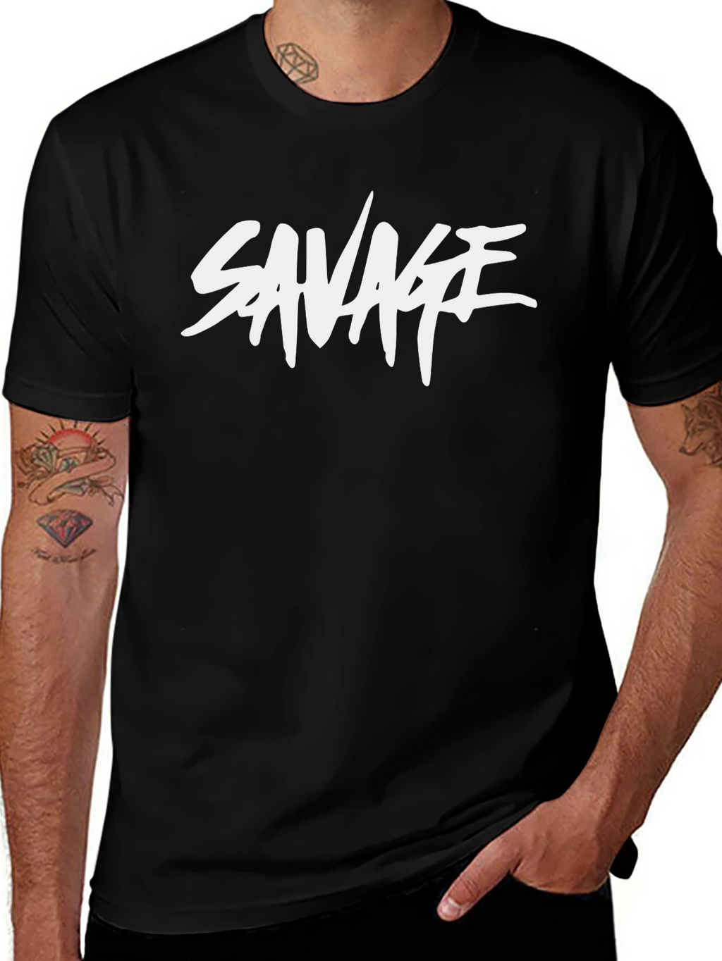 Savage Graphic T-Shirt - Bold Streetwear