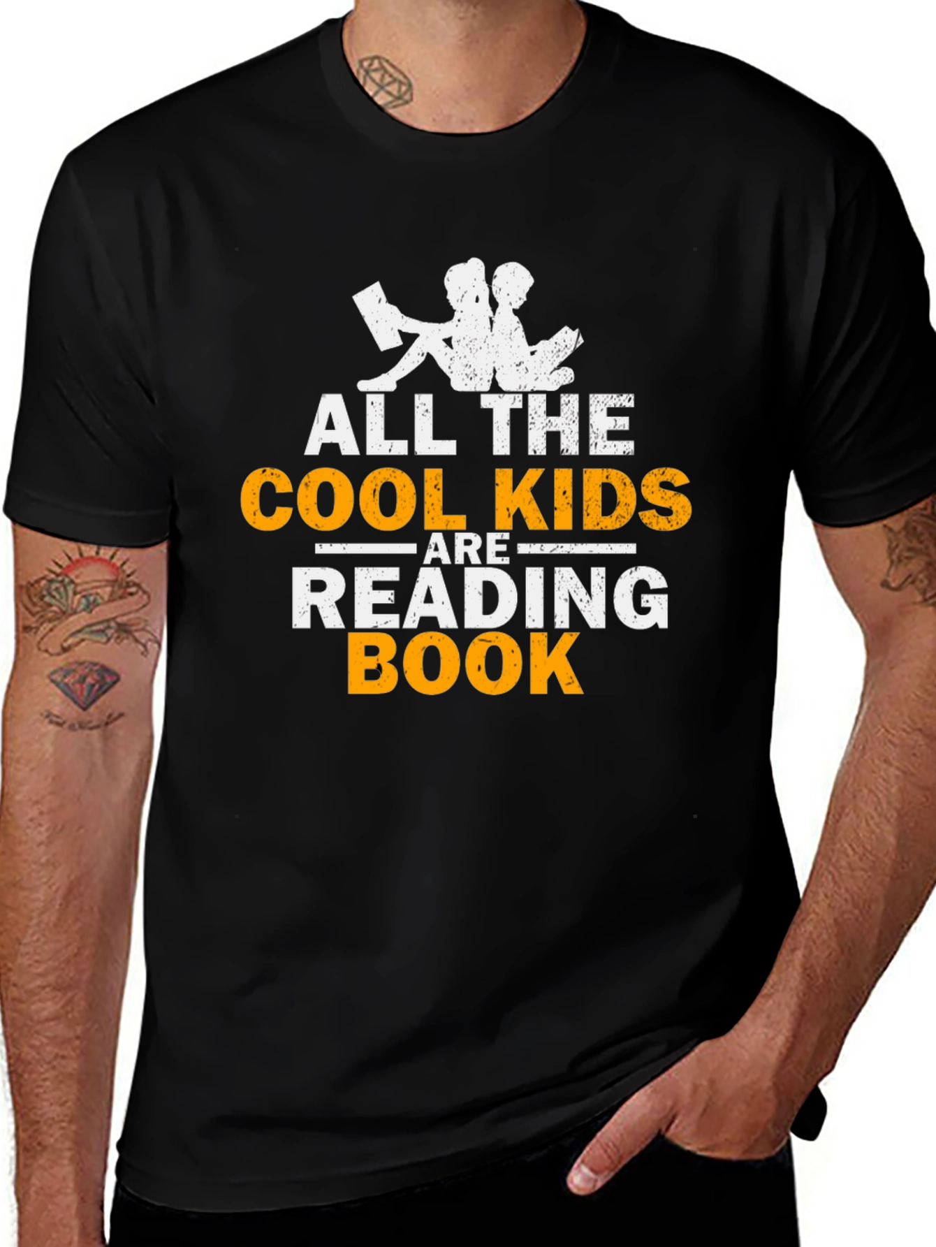 Cool Kids Reading Book T-Shirt