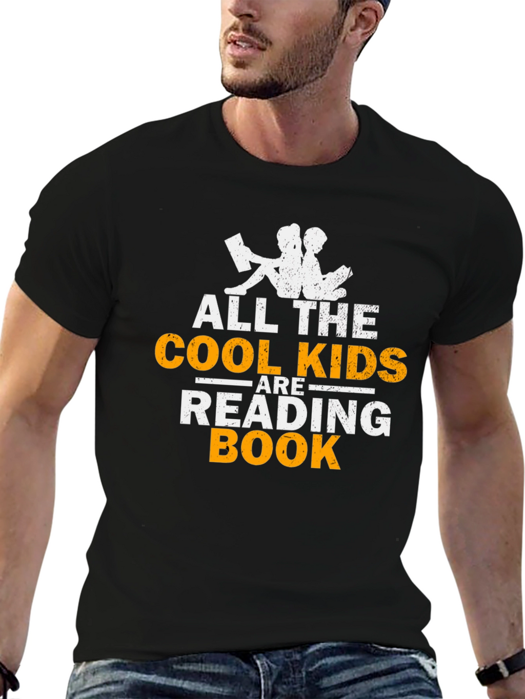 Cool Kids Reading Book T-Shirt