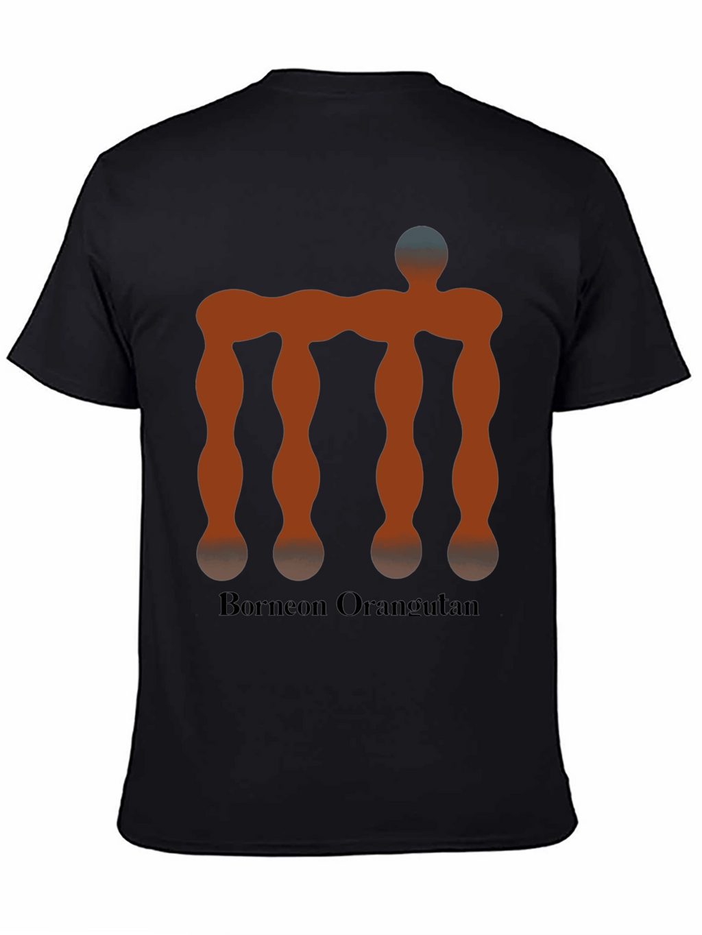 Bornean Orangutan Illusion Mens T-Shirt