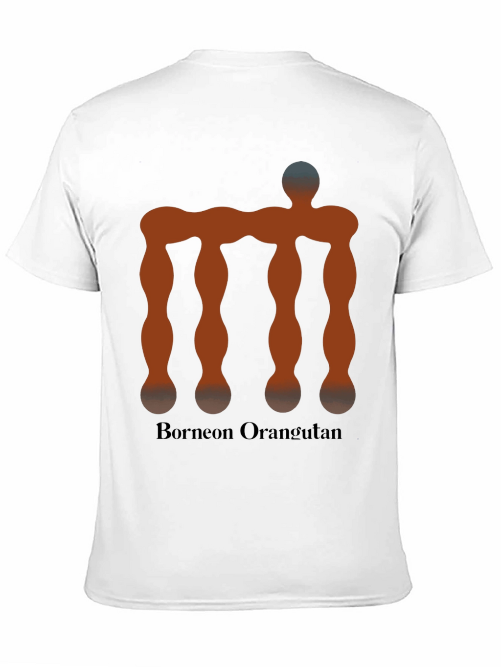 Bornean Orangutan Illusion Mens T-Shirt