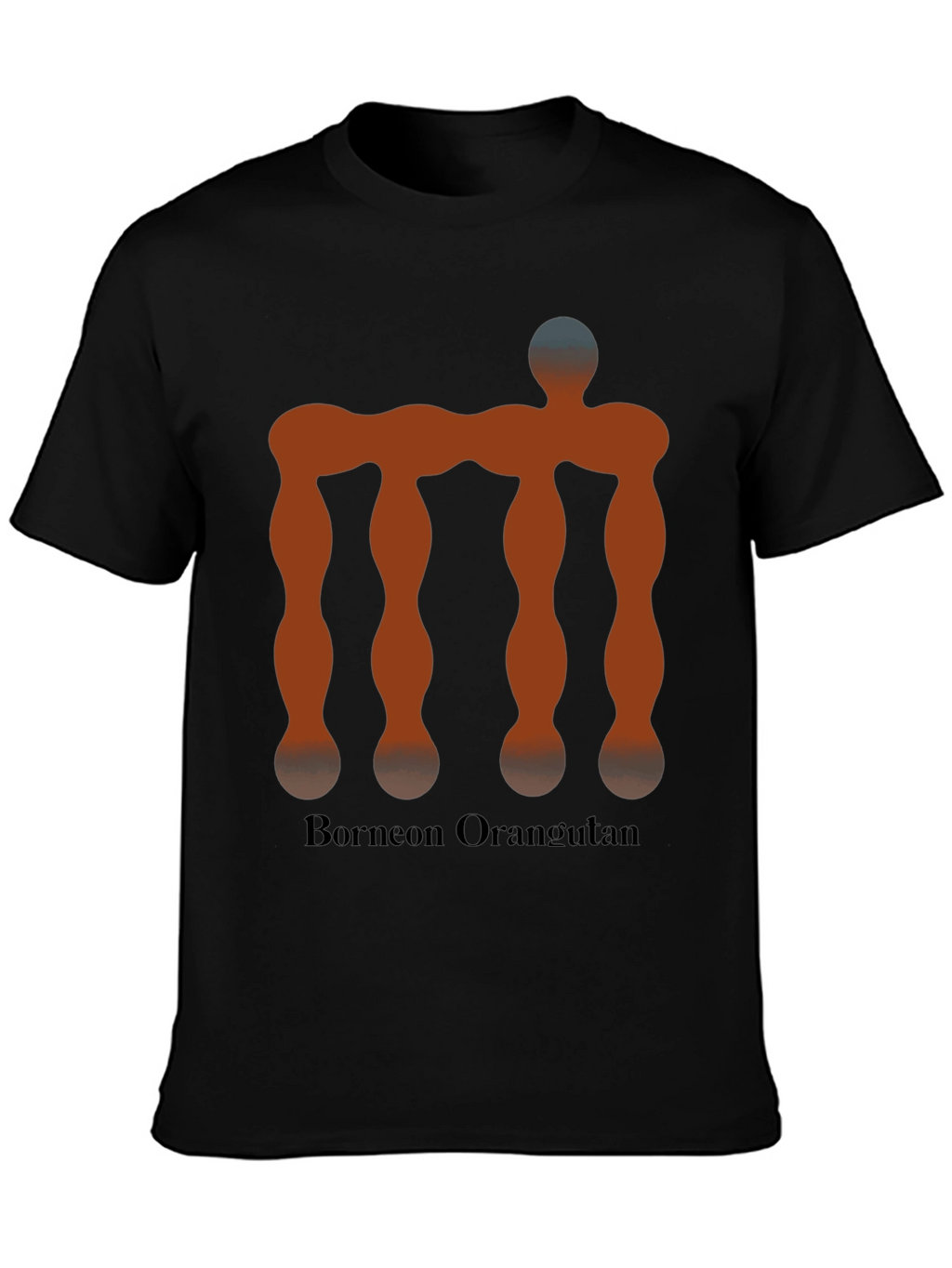 Bornean Orangutan Illusion Mens T-Shirt