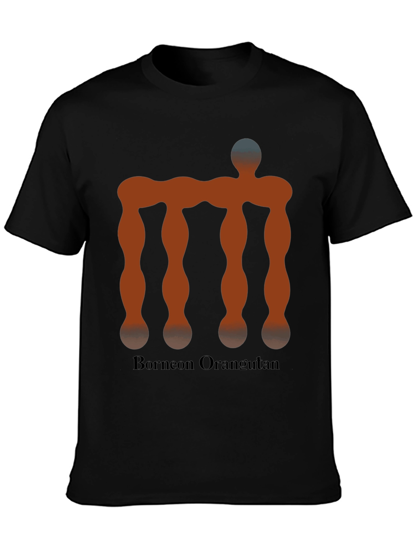 Bornean Orangutan Illusion Mens T-Shirt