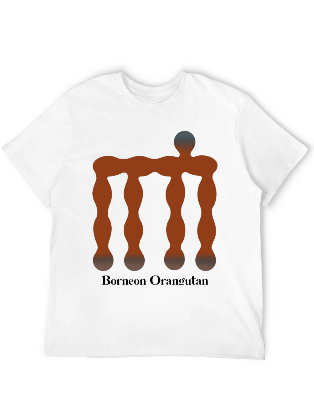 Bornean Orangutan Illusion Mens T-Shirt