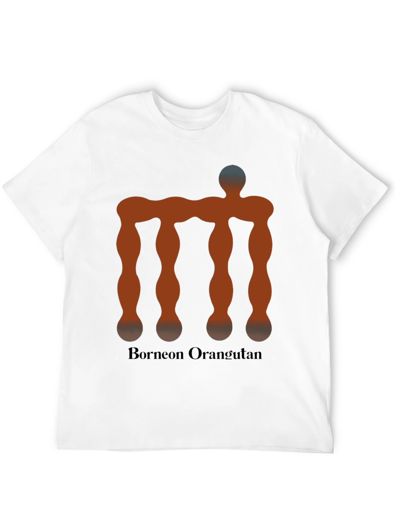 Bornean Orangutan Illusion Mens T-Shirt