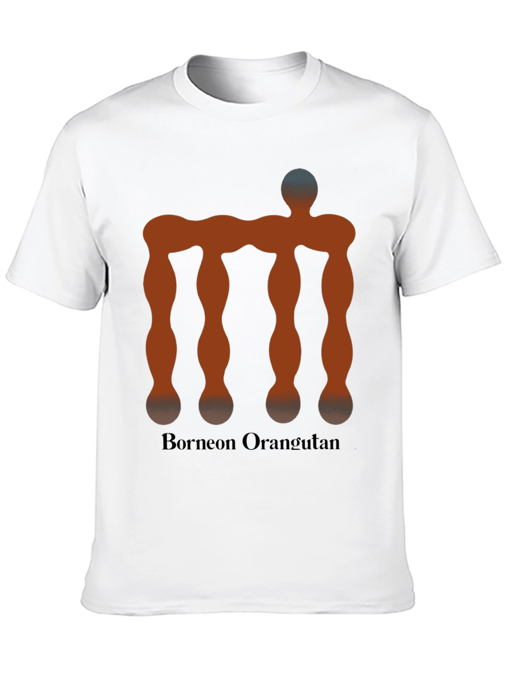 Bornean Orangutan Illusion Mens T-Shirt