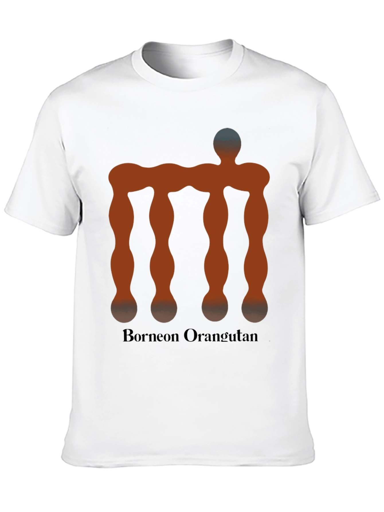 Bornean Orangutan Illusion Mens T-Shirt