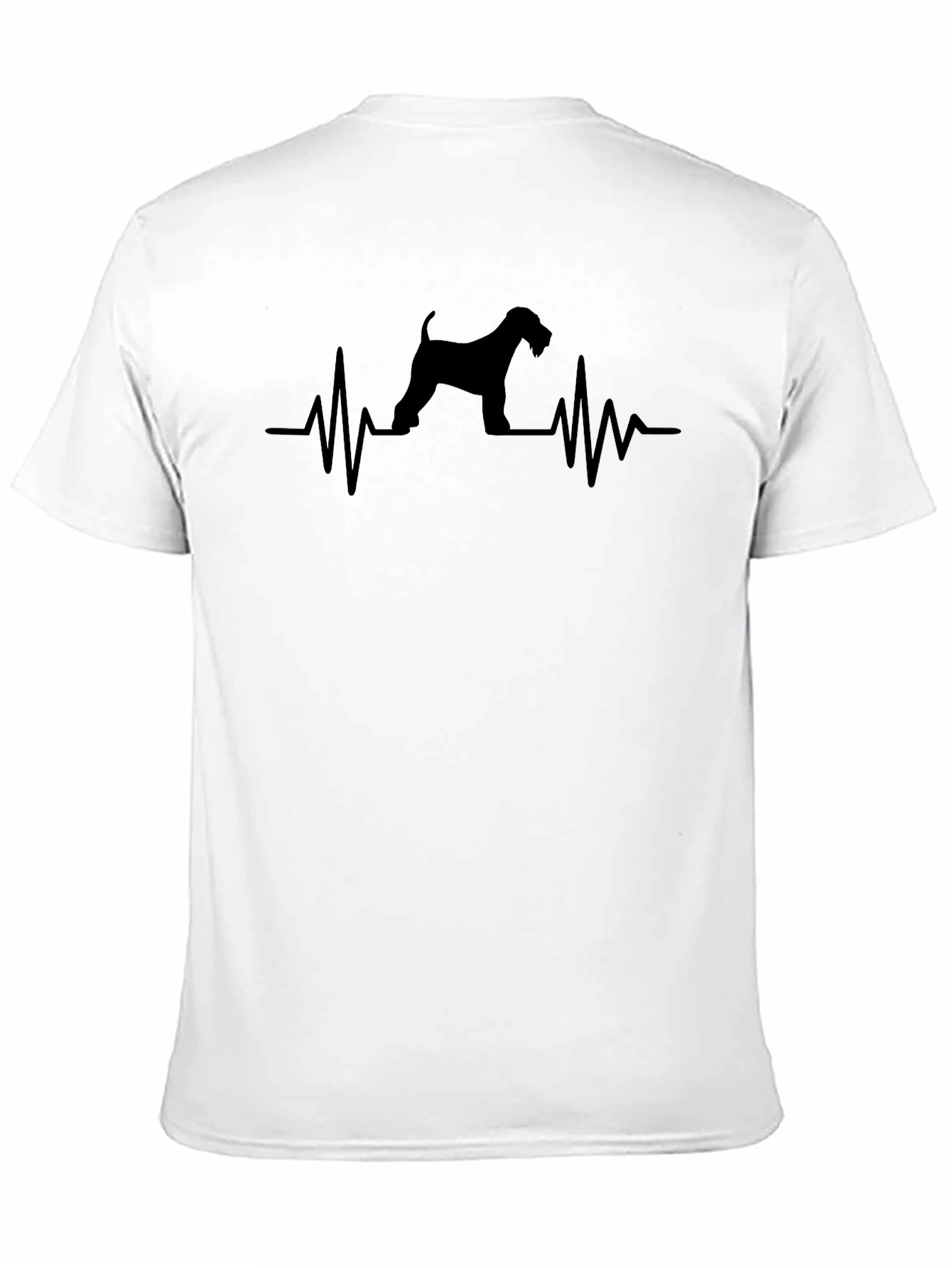 Dog Breed Heartbeat T-Shirt - Casual Black Tee