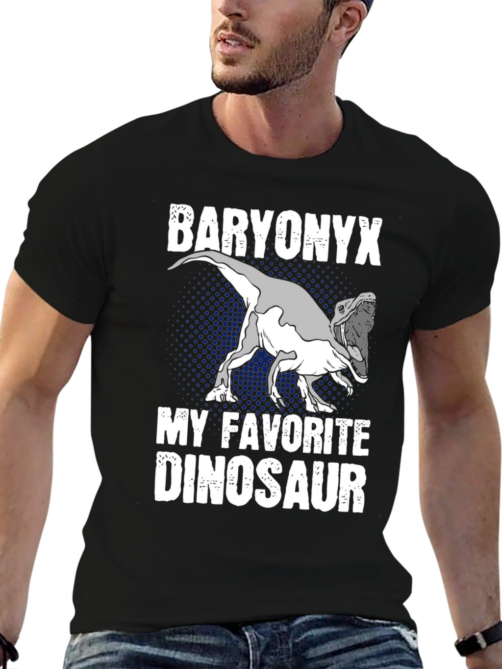 Baryonyx Dinosaur Graphic T-Shirt - Unique Design