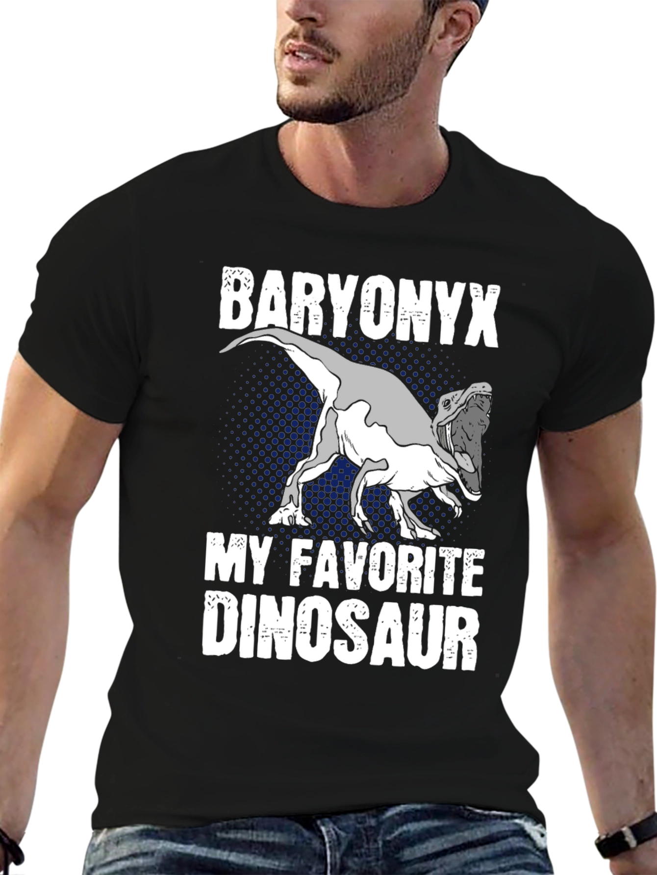 Baryonyx Dinosaur Graphic T-Shirt - Unique Design