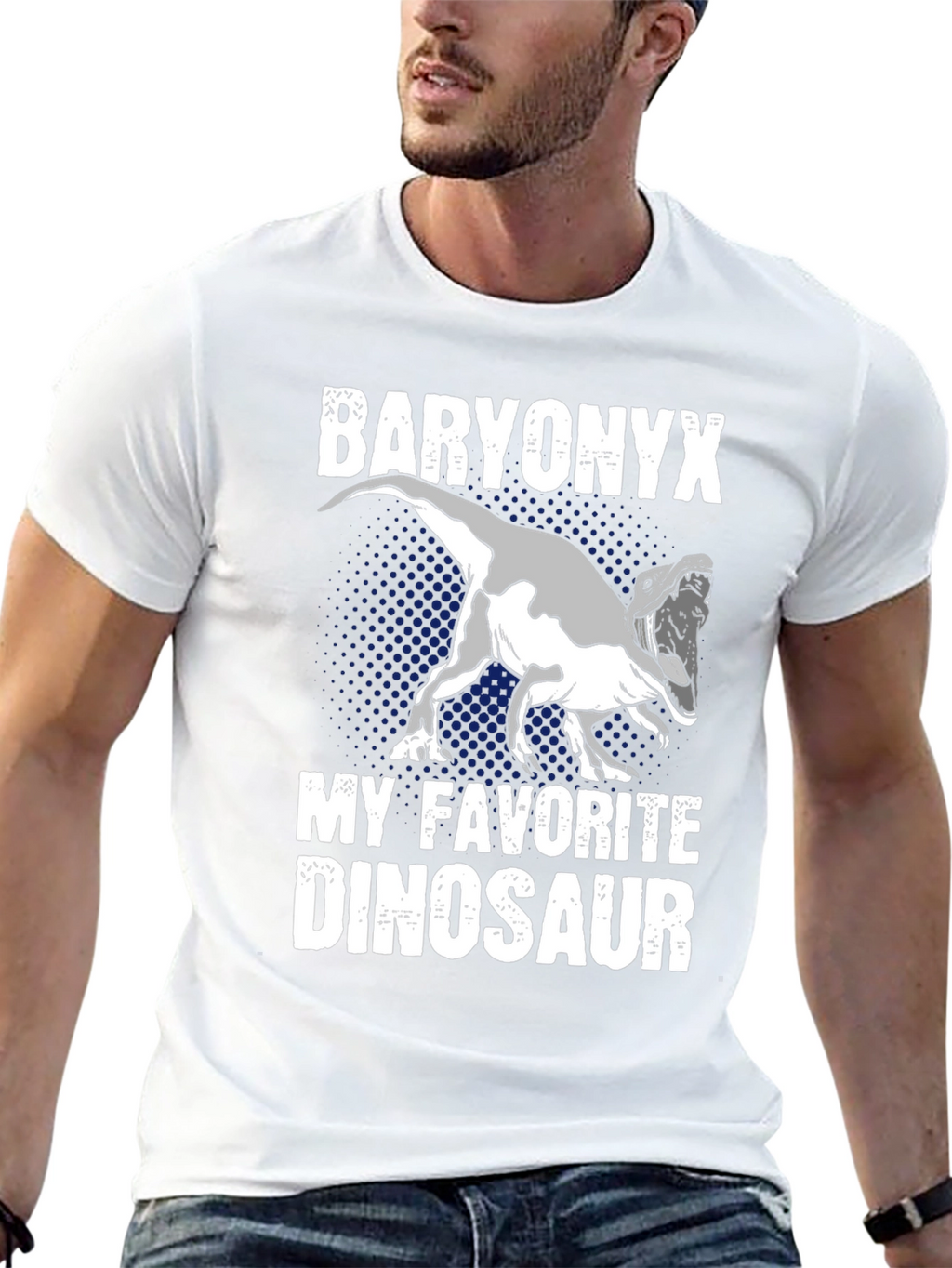 Baryonyx Dinosaur Graphic T-Shirt - Unique Design