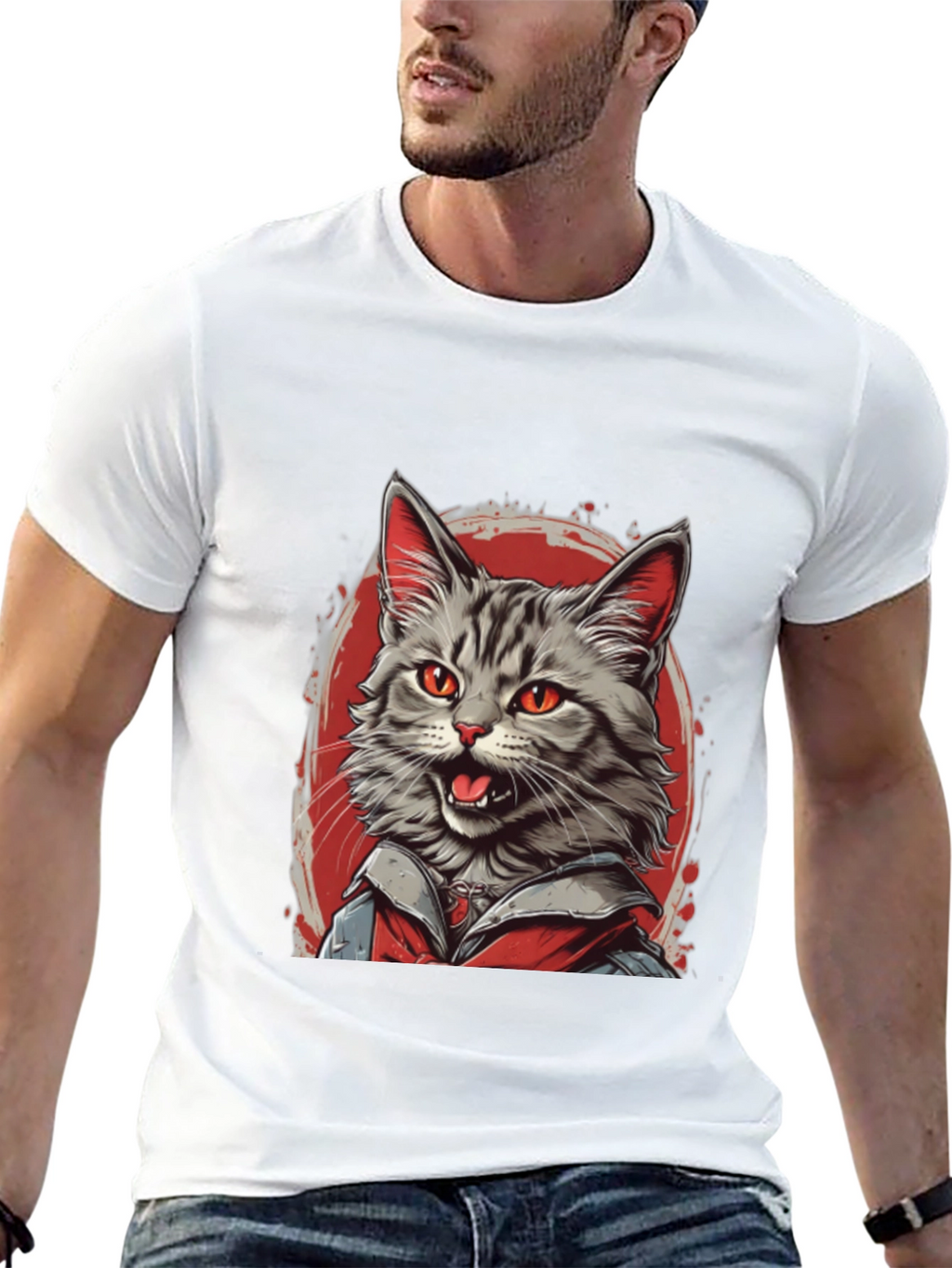 Cool Cat T-Shirt - Unique Graphic Tee