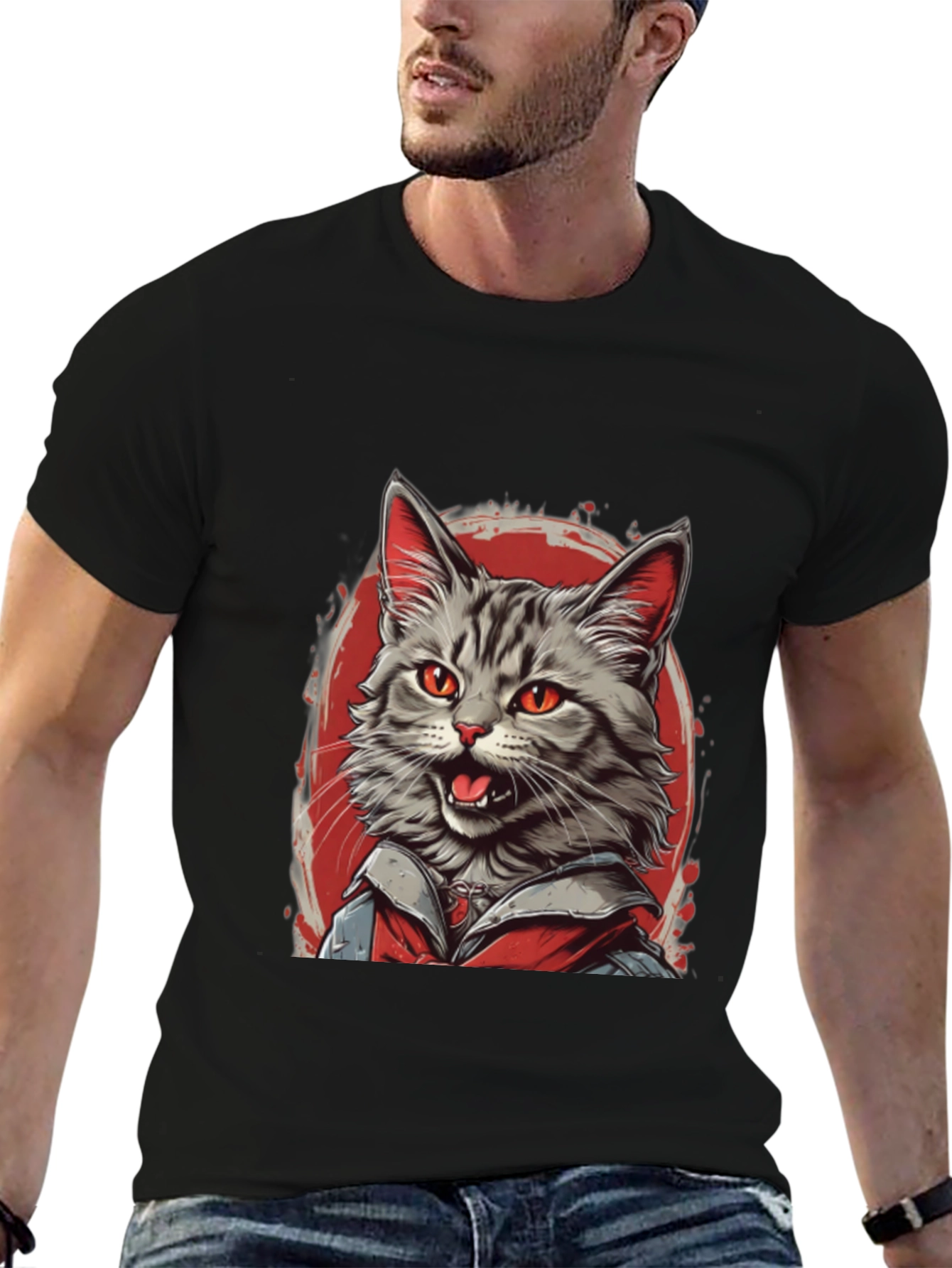 Cool Cat T-Shirt - Unique Graphic Tee