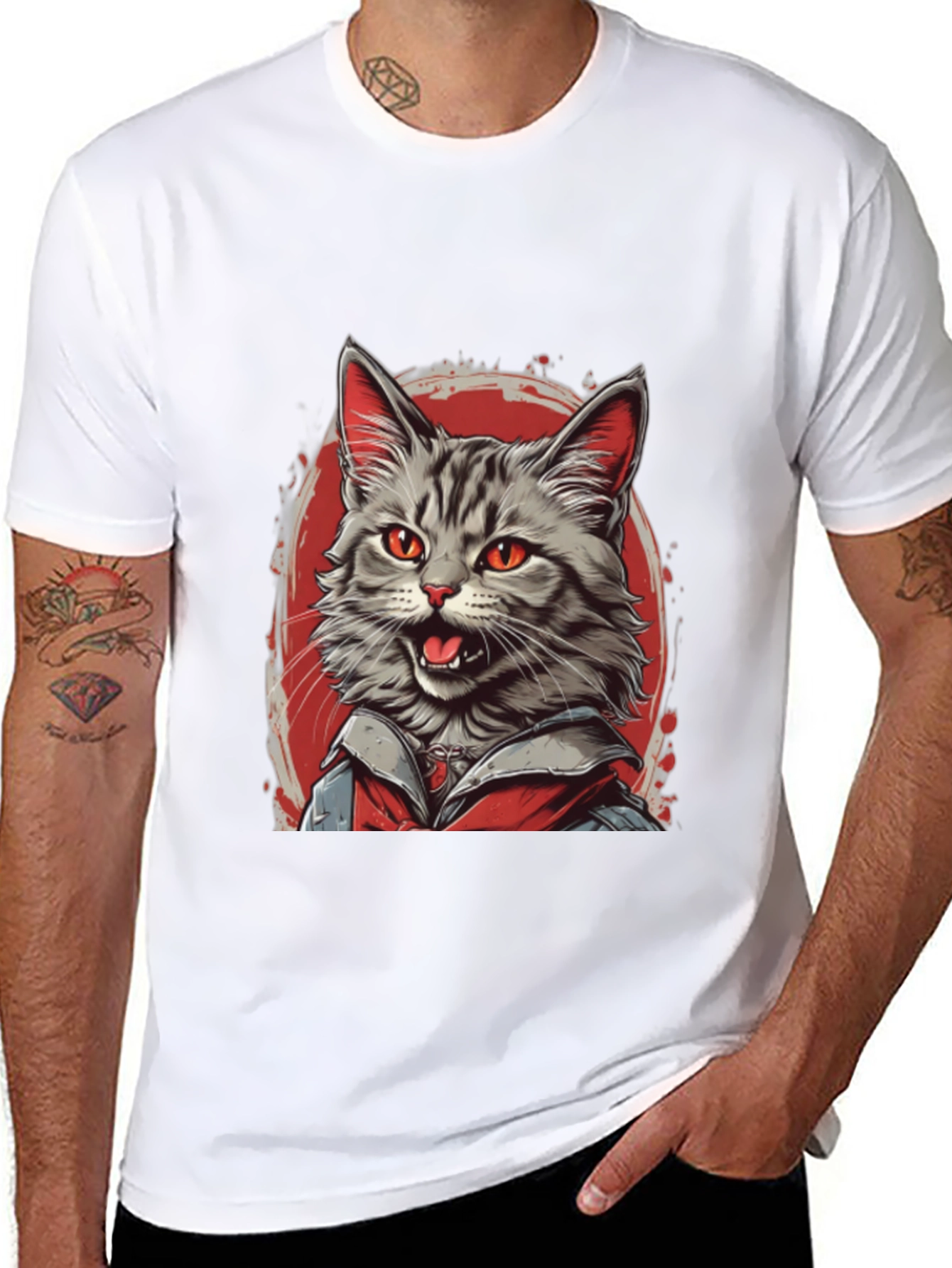 Cool Cat T-Shirt - Unique Graphic Tee