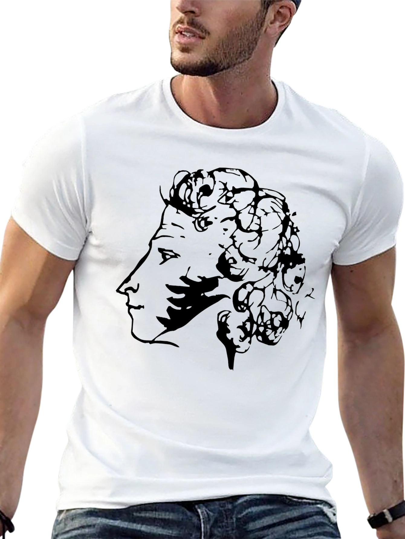 Graphic Profile Tee - Black
