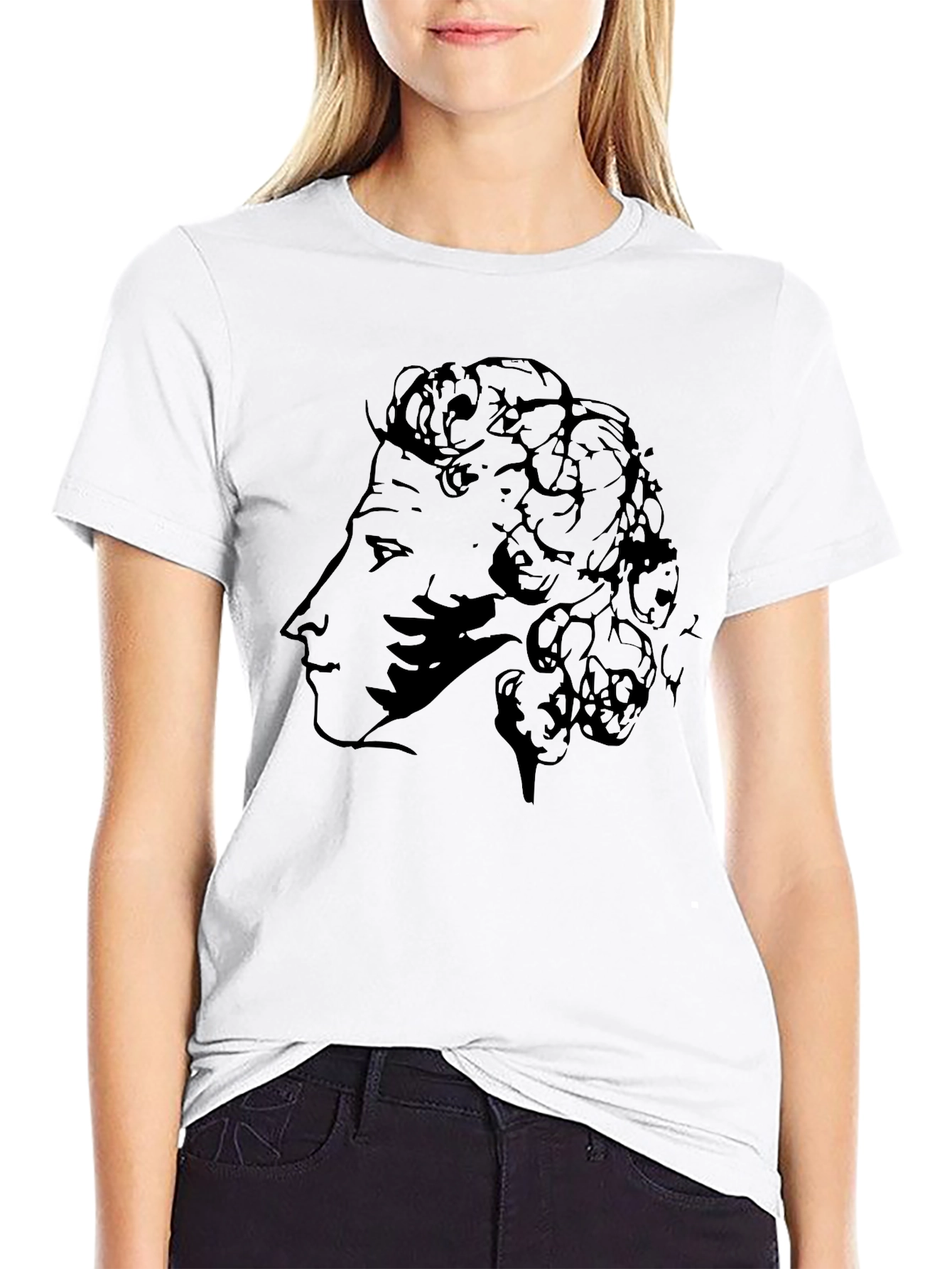 Graphic Profile Tee - Black