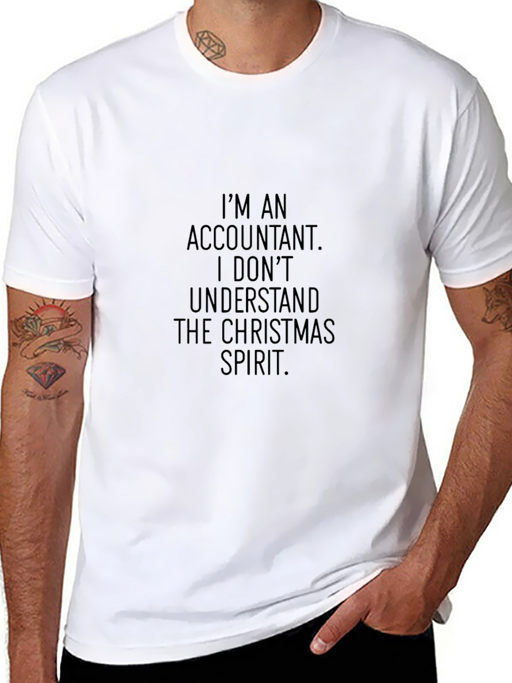 Accountant Christmas Spirit Tee