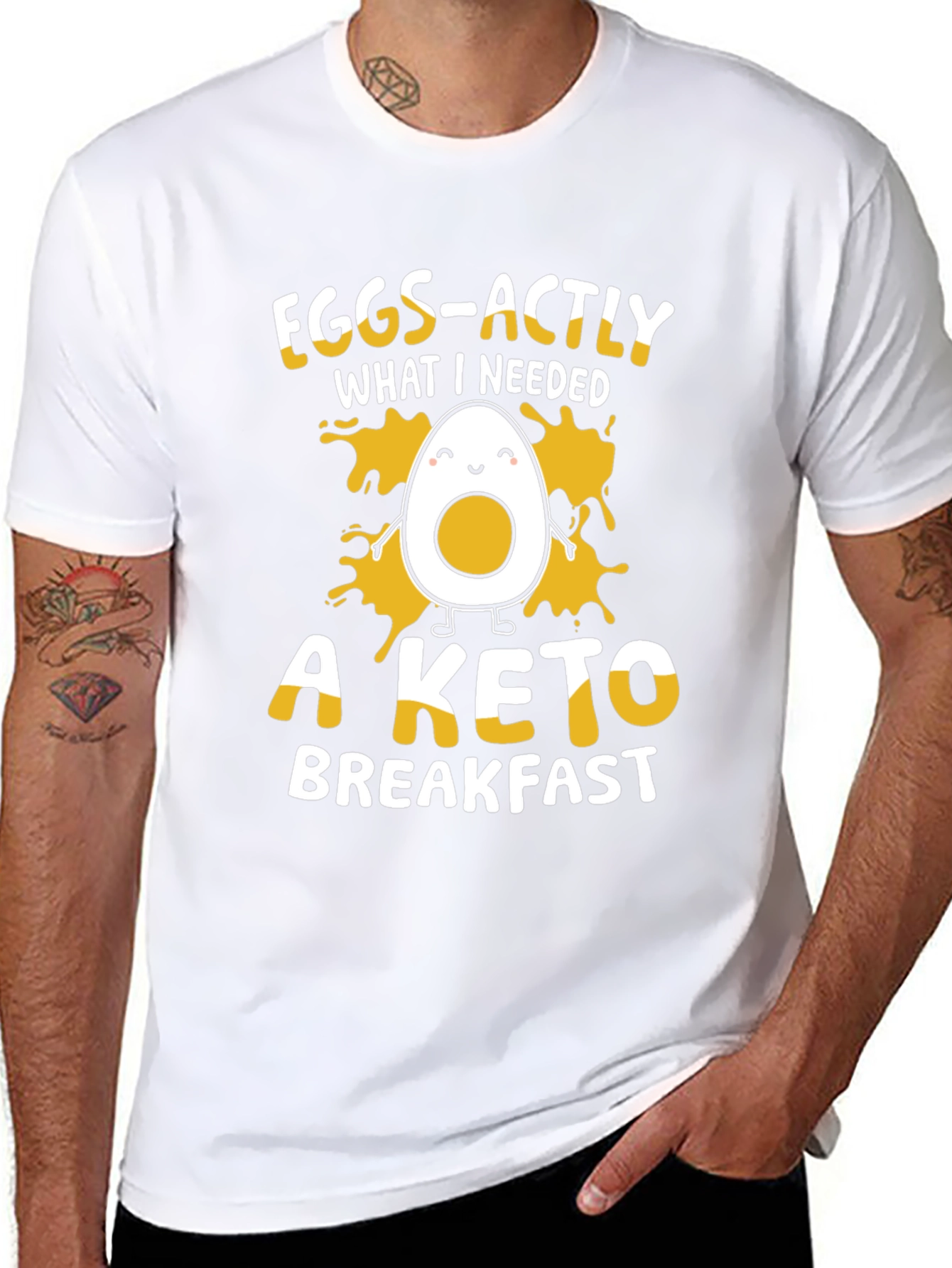 Eggs-actly Keto Breakfast Funny T-Shirt