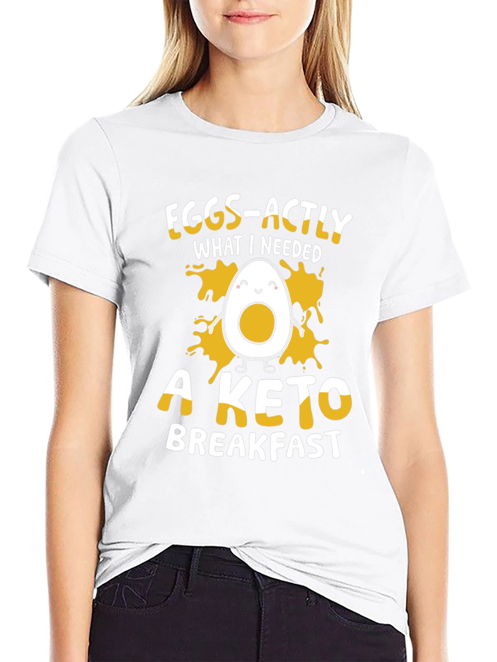 Eggs-actly Keto Breakfast Funny T-Shirt