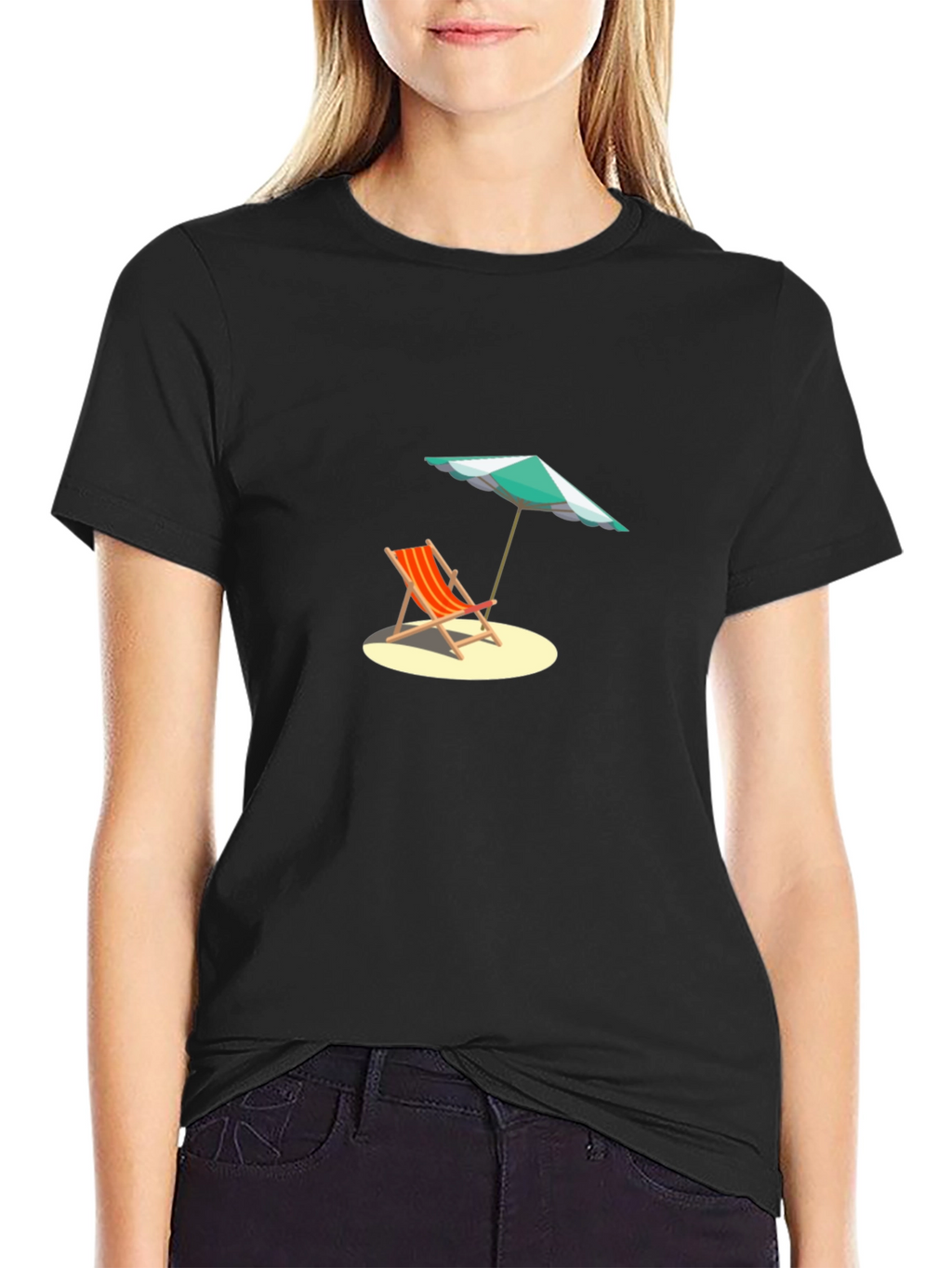 Beach Chair Graphic T-Shirt - Summer Vibes