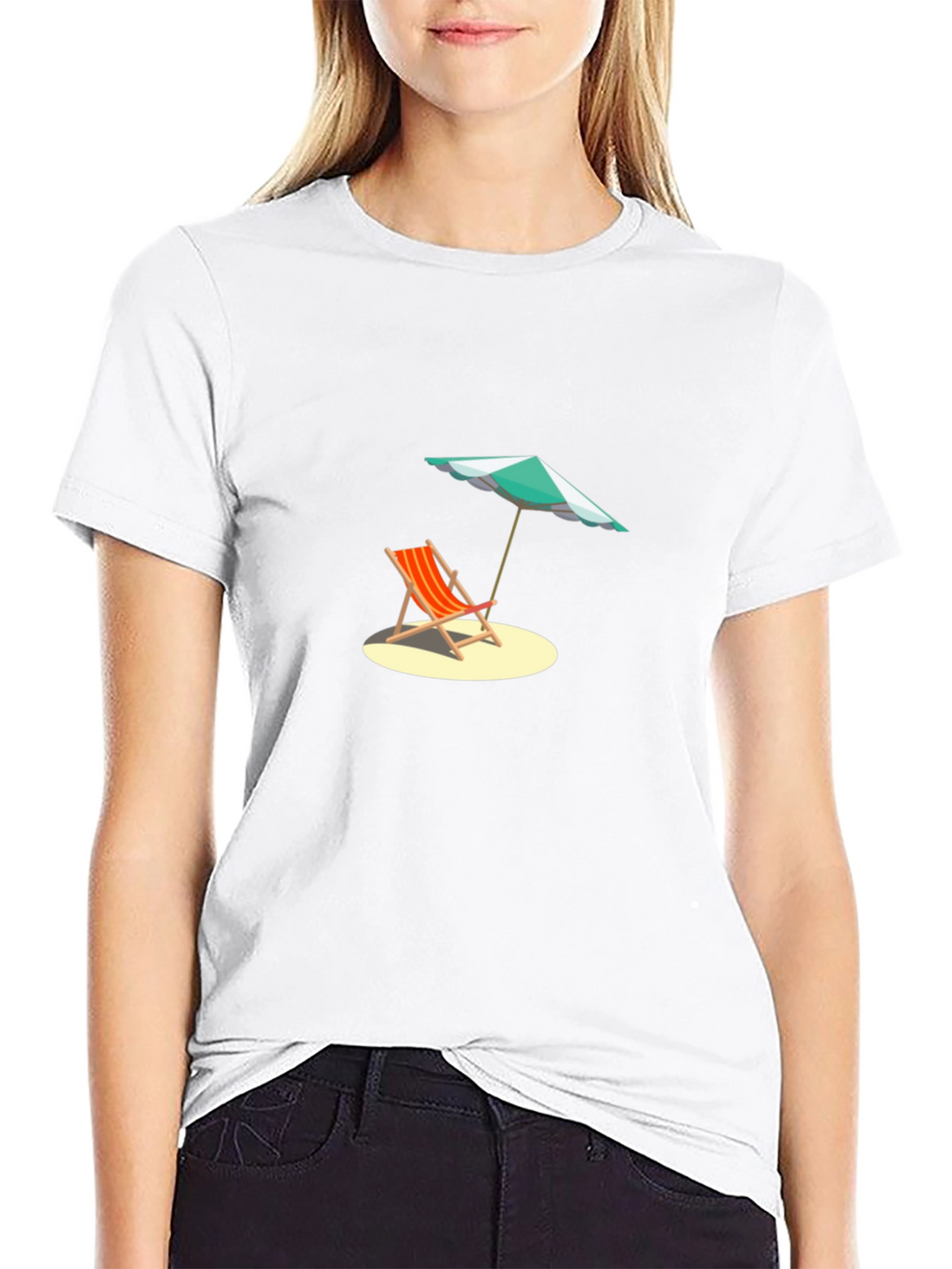 Beach Chair Graphic T-Shirt - Summer Vibes