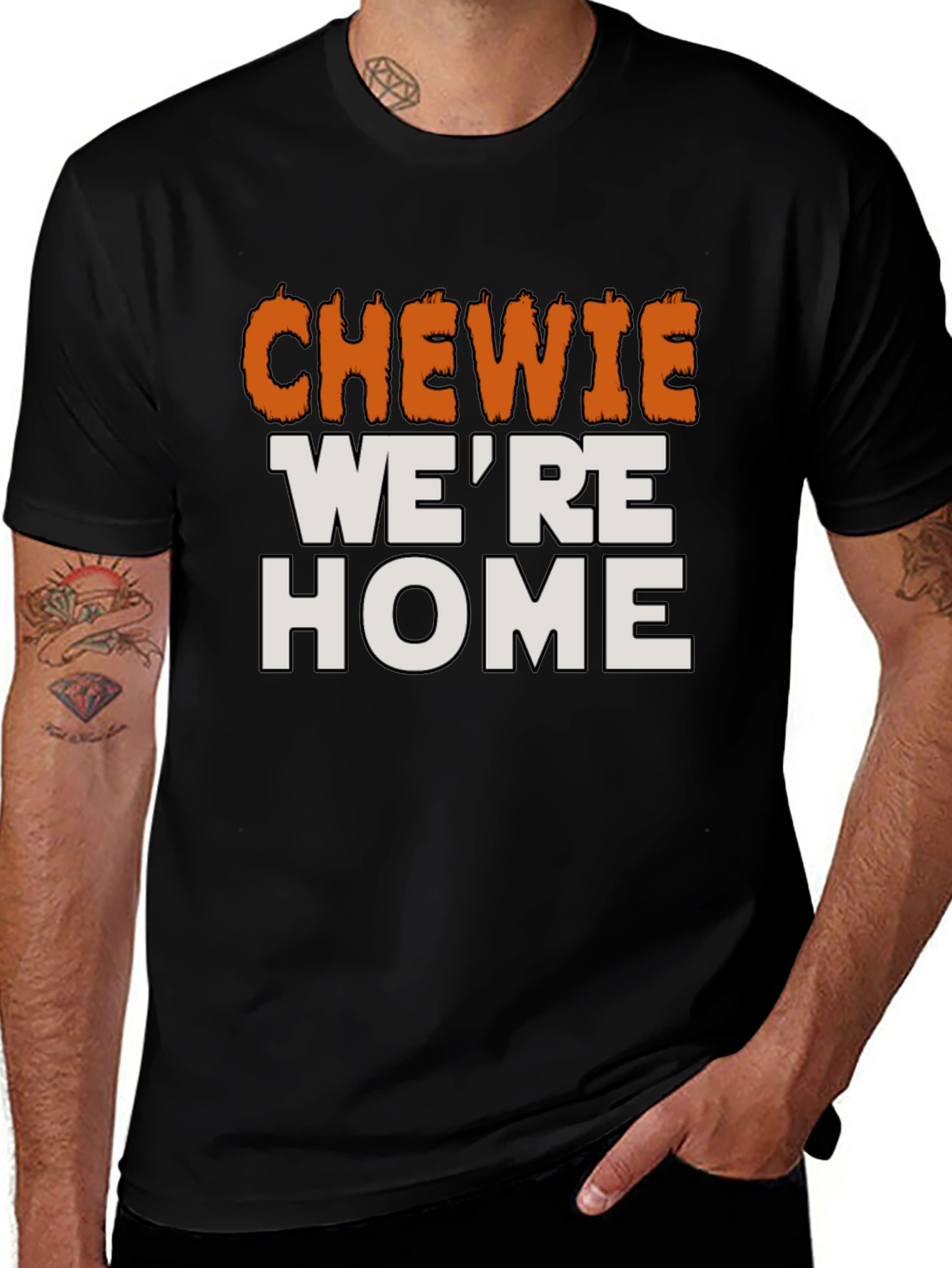 Chewie Were Home T-Shirt Star Wars Fan Apparel