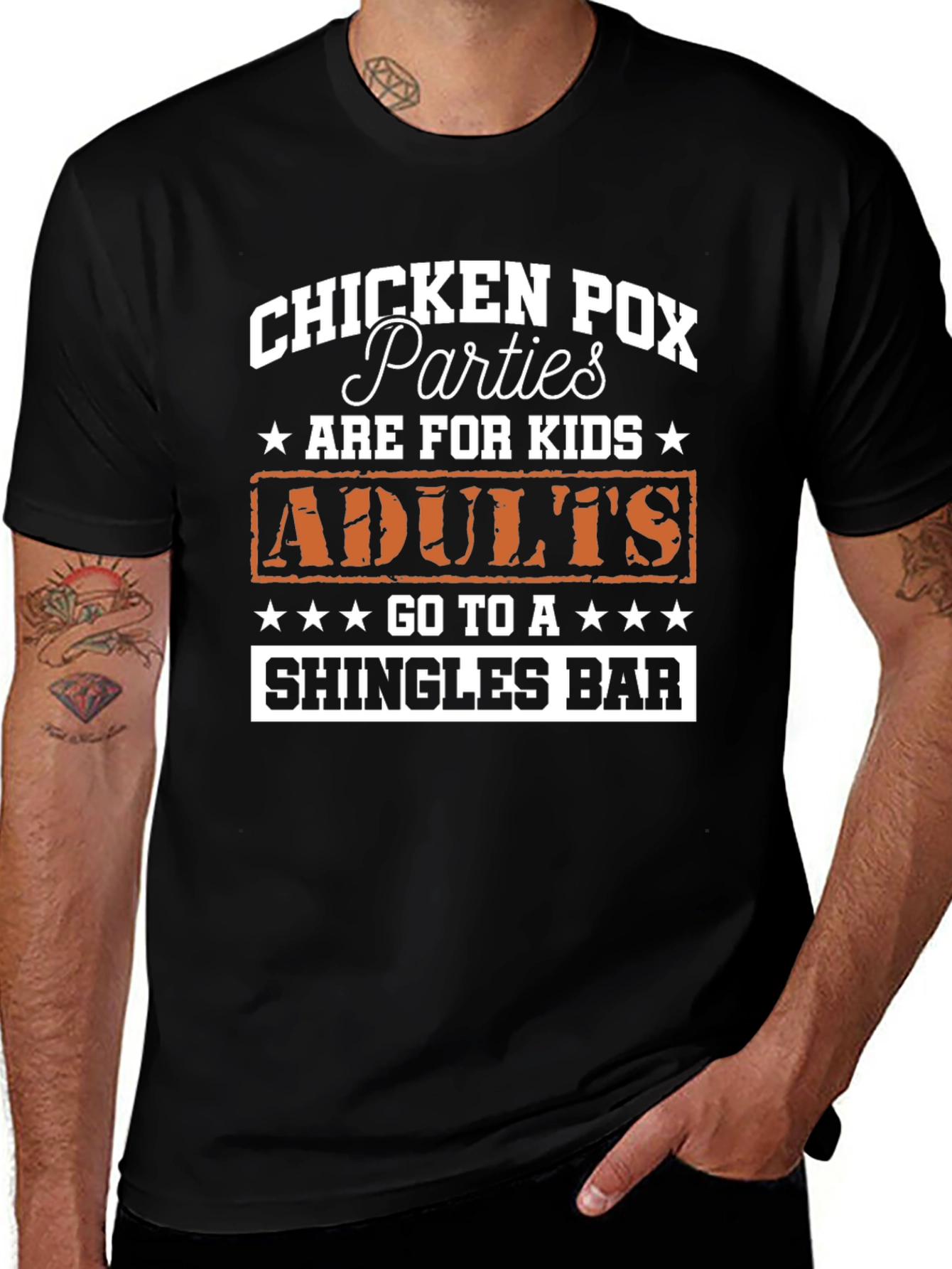 Chicken Pox Parties Adults Shingles Bar T-Shirt