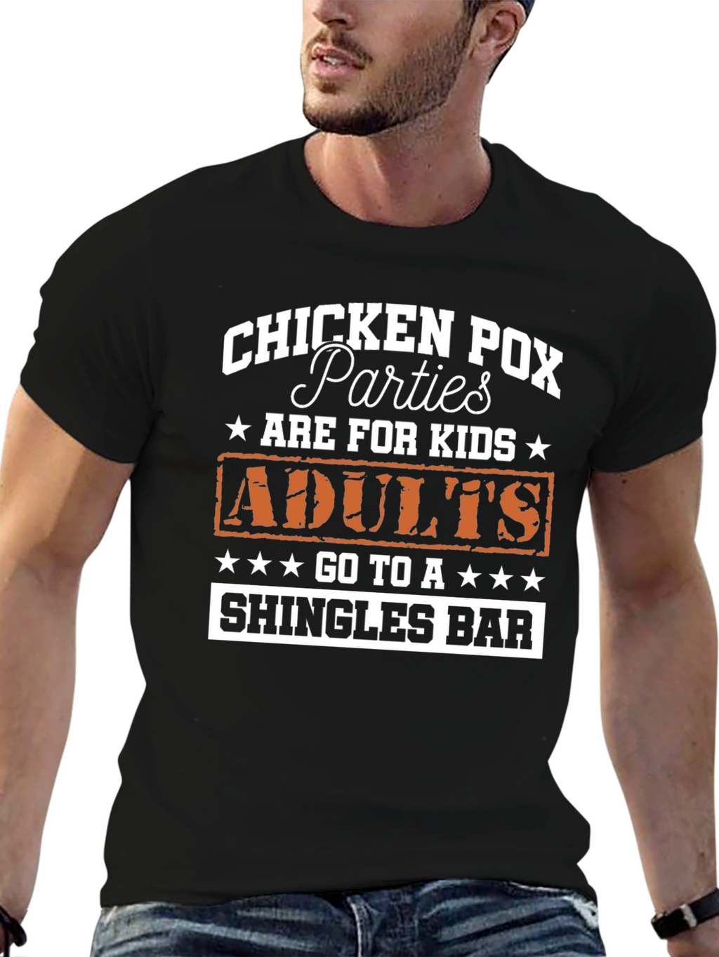 Chicken Pox Parties Adults Shingles Bar T-Shirt