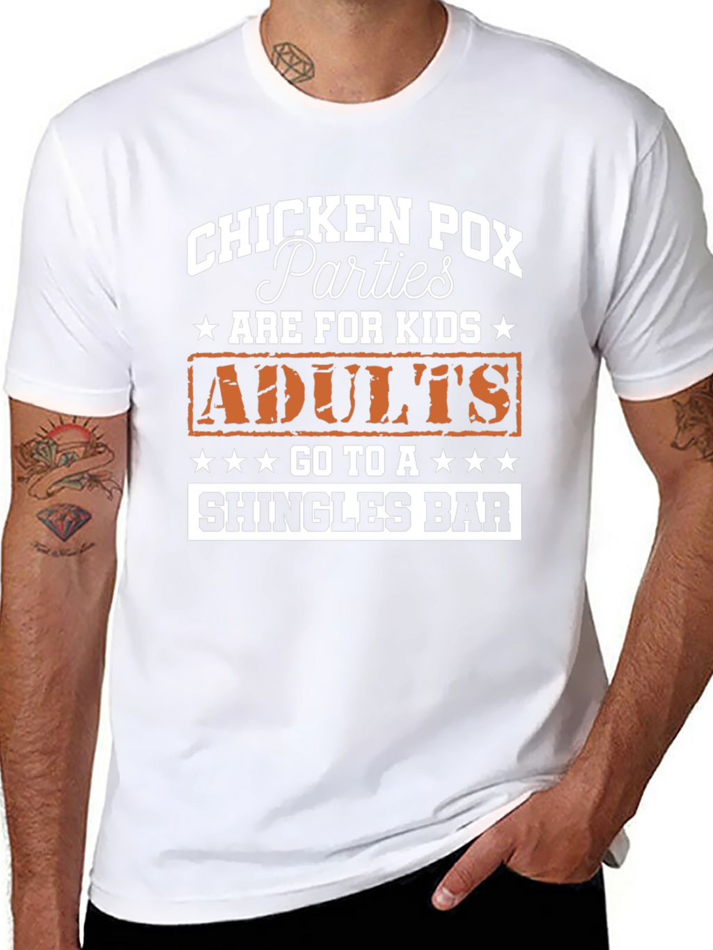 Chicken Pox Parties Adults Shingles Bar T-Shirt